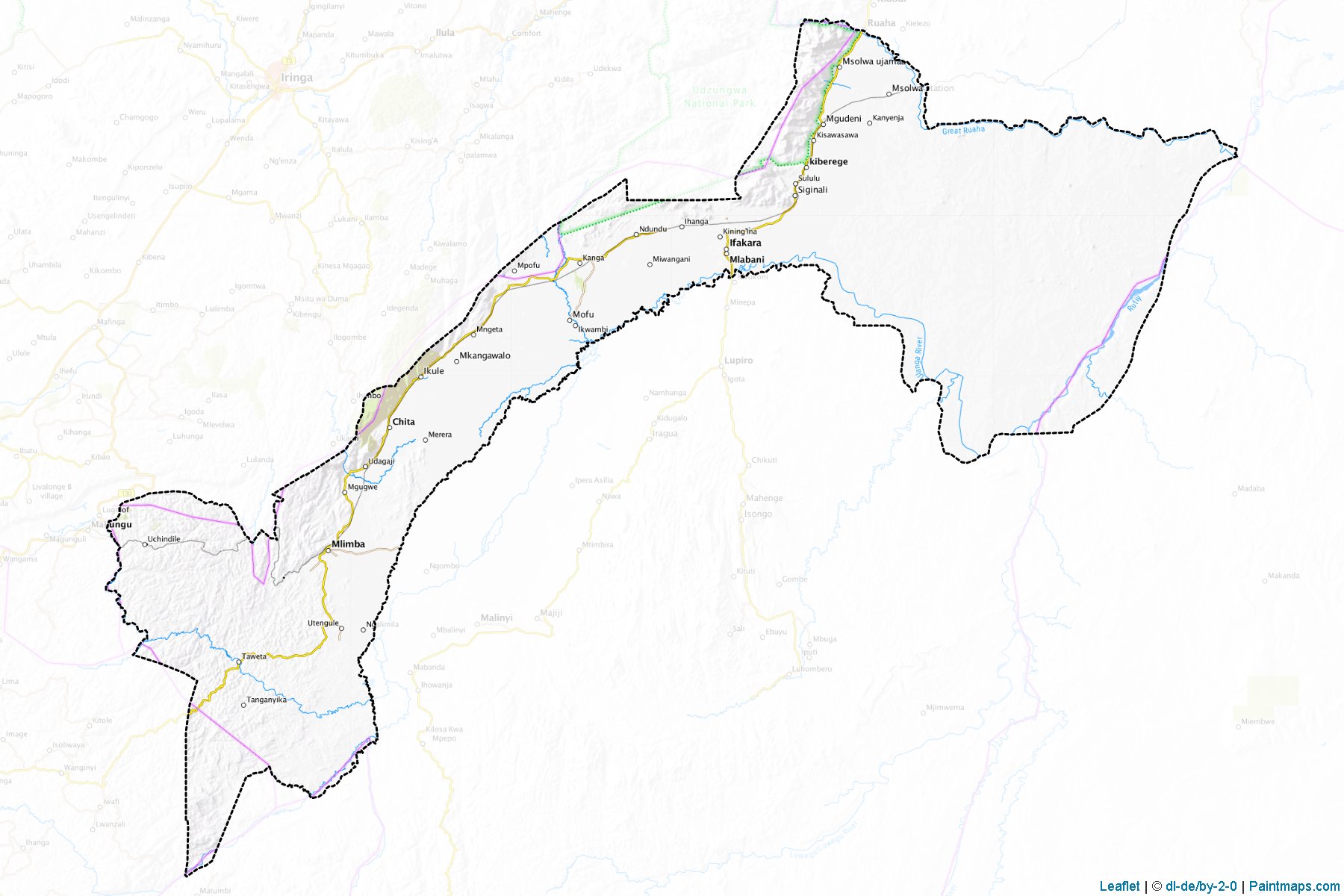 Kilombero (Morogoro) Map Cropping Samples-1