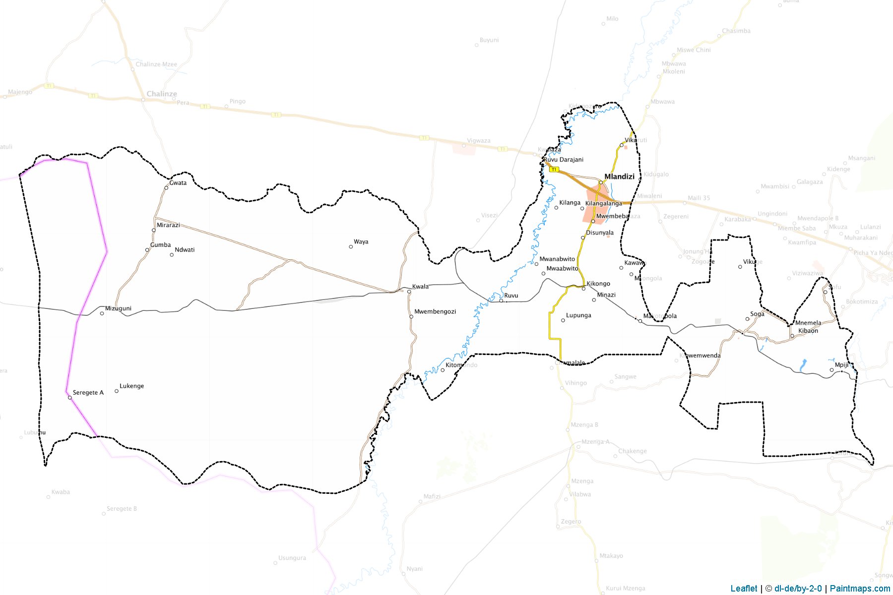 Kibaha (Pwani Region) Haritası Örnekleri-1