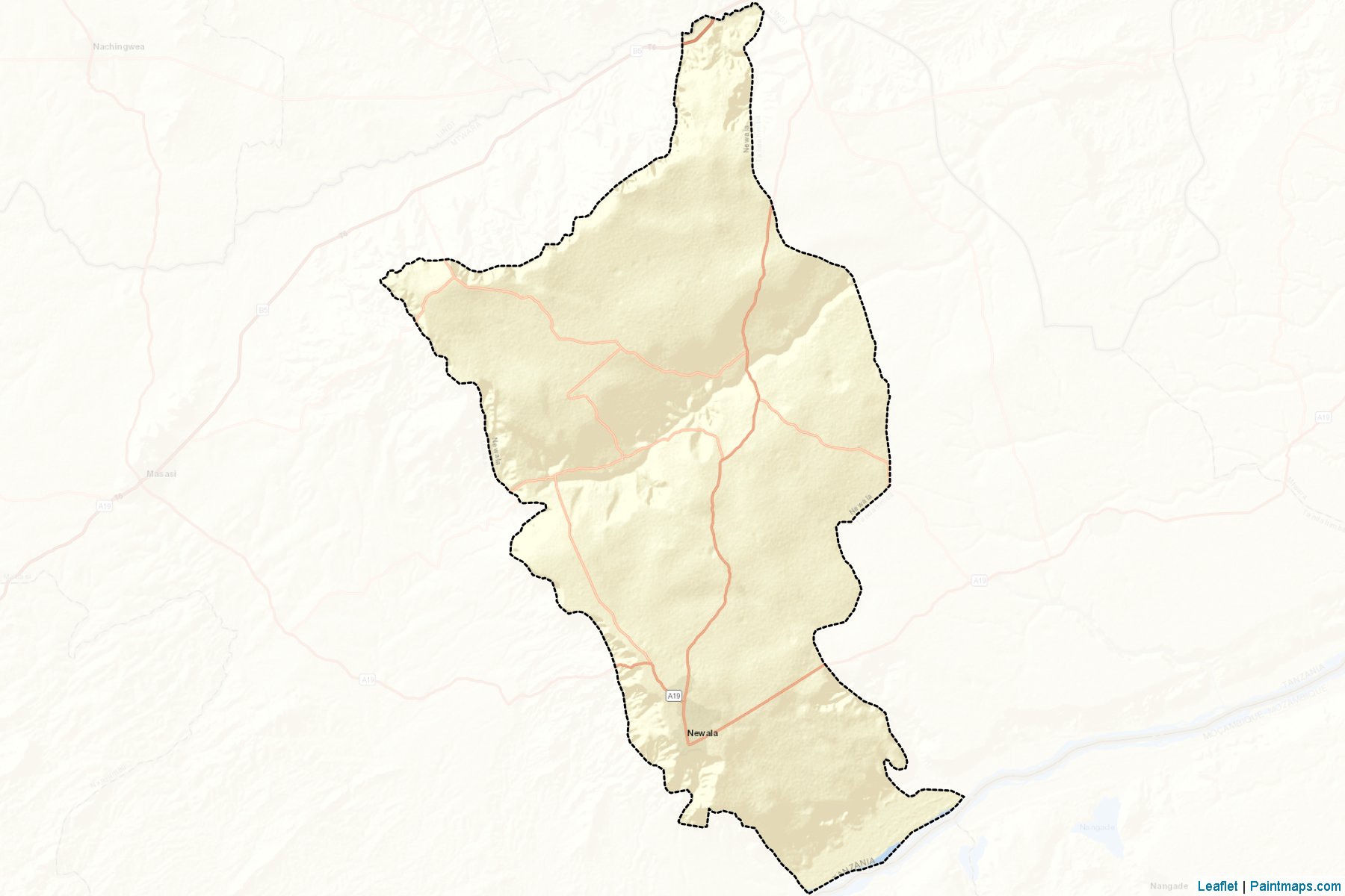 Newala (Mtwara) Map Cropping Samples-2