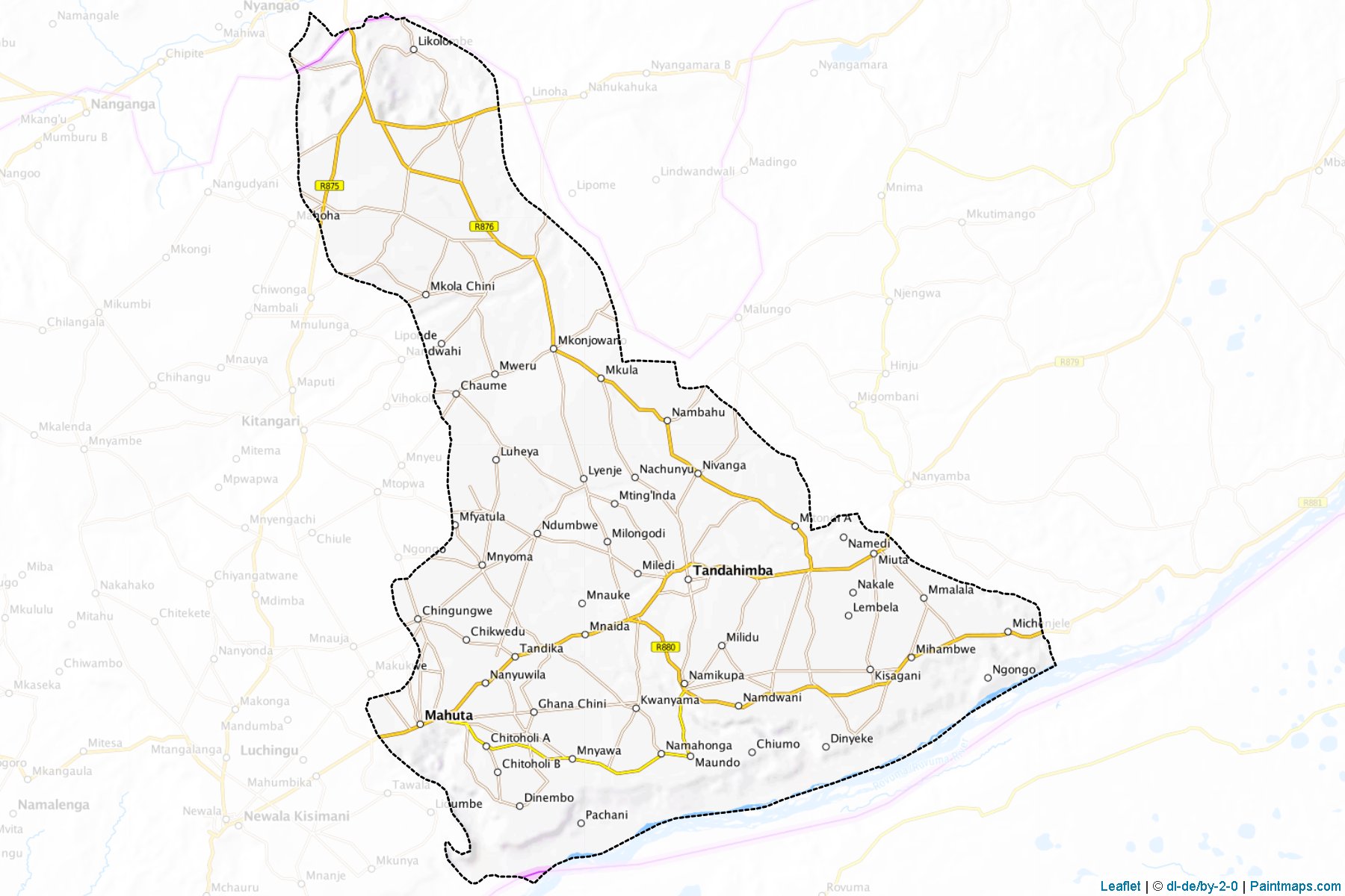 Tandahimba (Mtwara) Map Cropping Samples-1