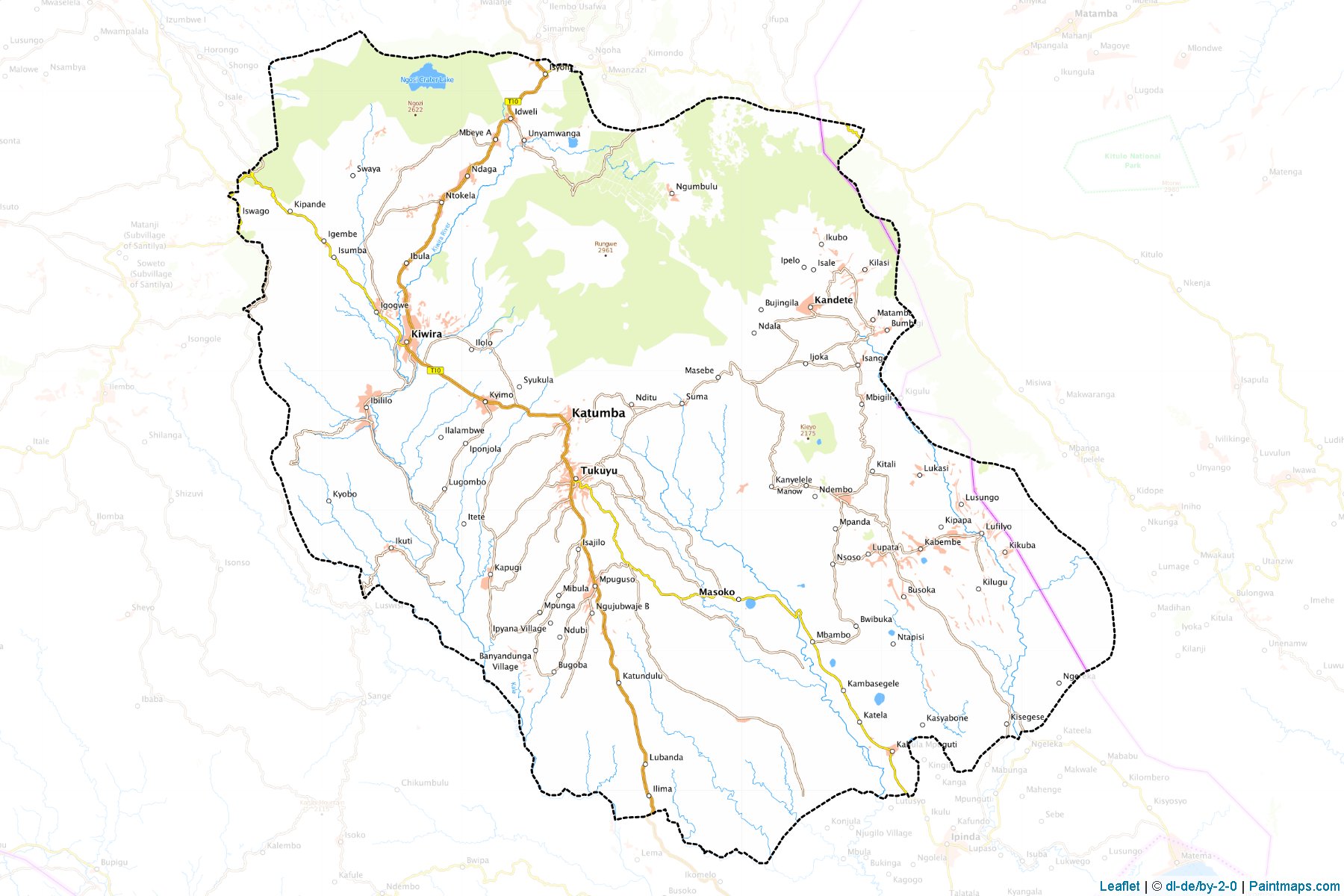 Rungwe (Mbeya) Map Cropping Samples-1