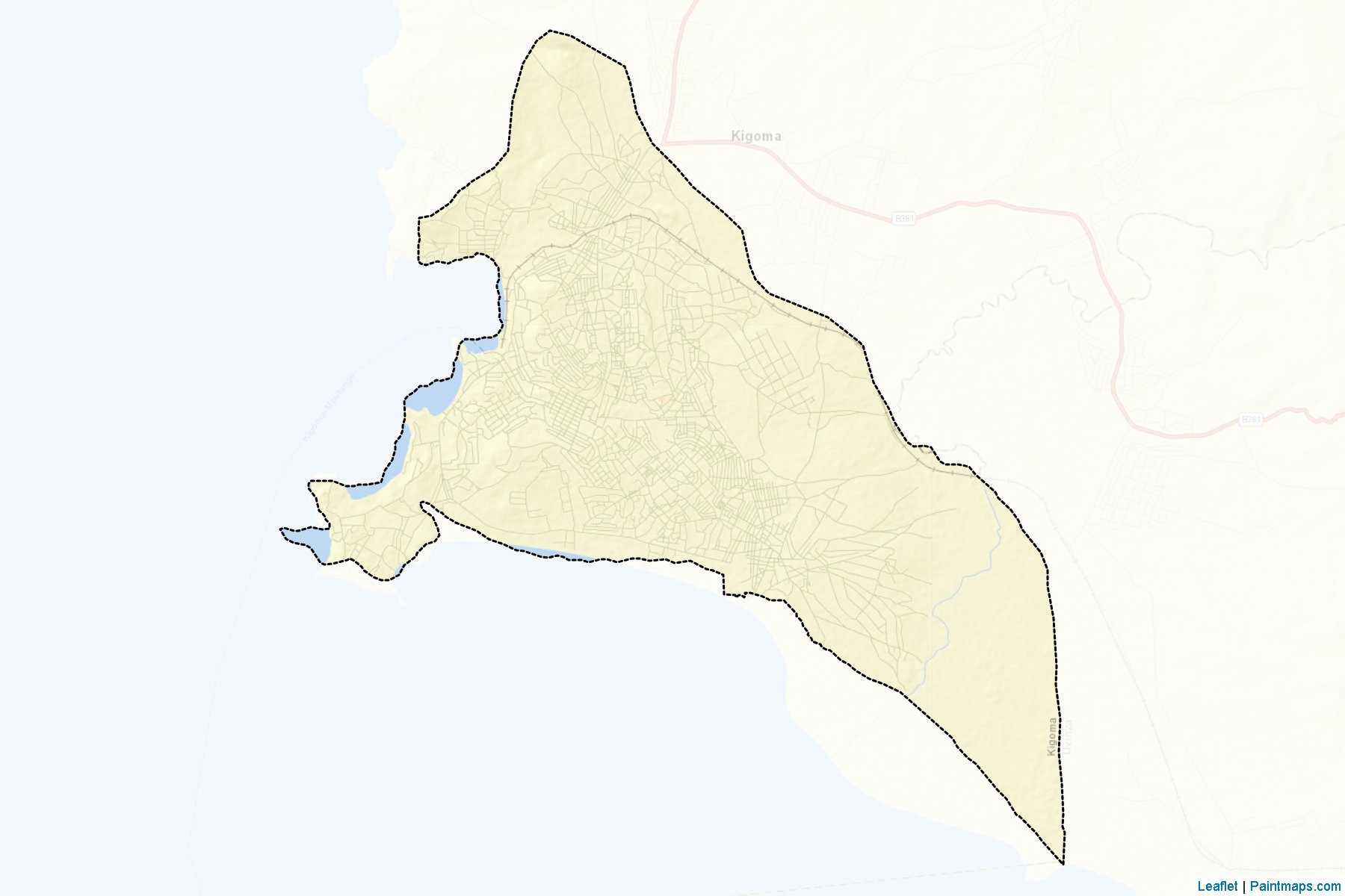 Kigoma Municipal-Ujiji (Kigoma) Map Cropping Samples-2