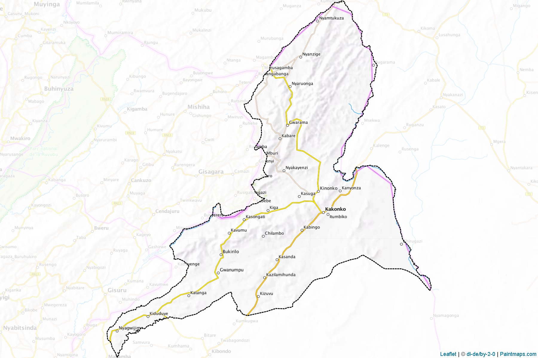 Kakonko (Kigoma) Map Cropping Samples-1