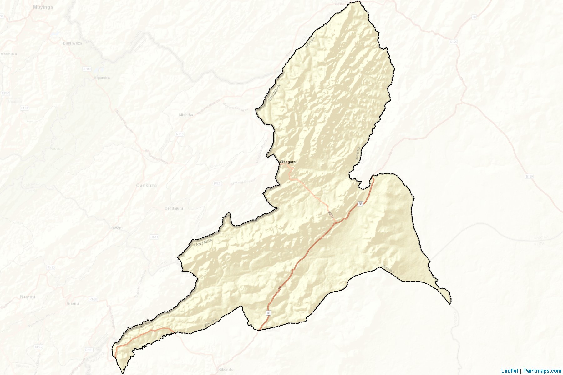 Kakonko (Kigoma) Map Cropping Samples-2