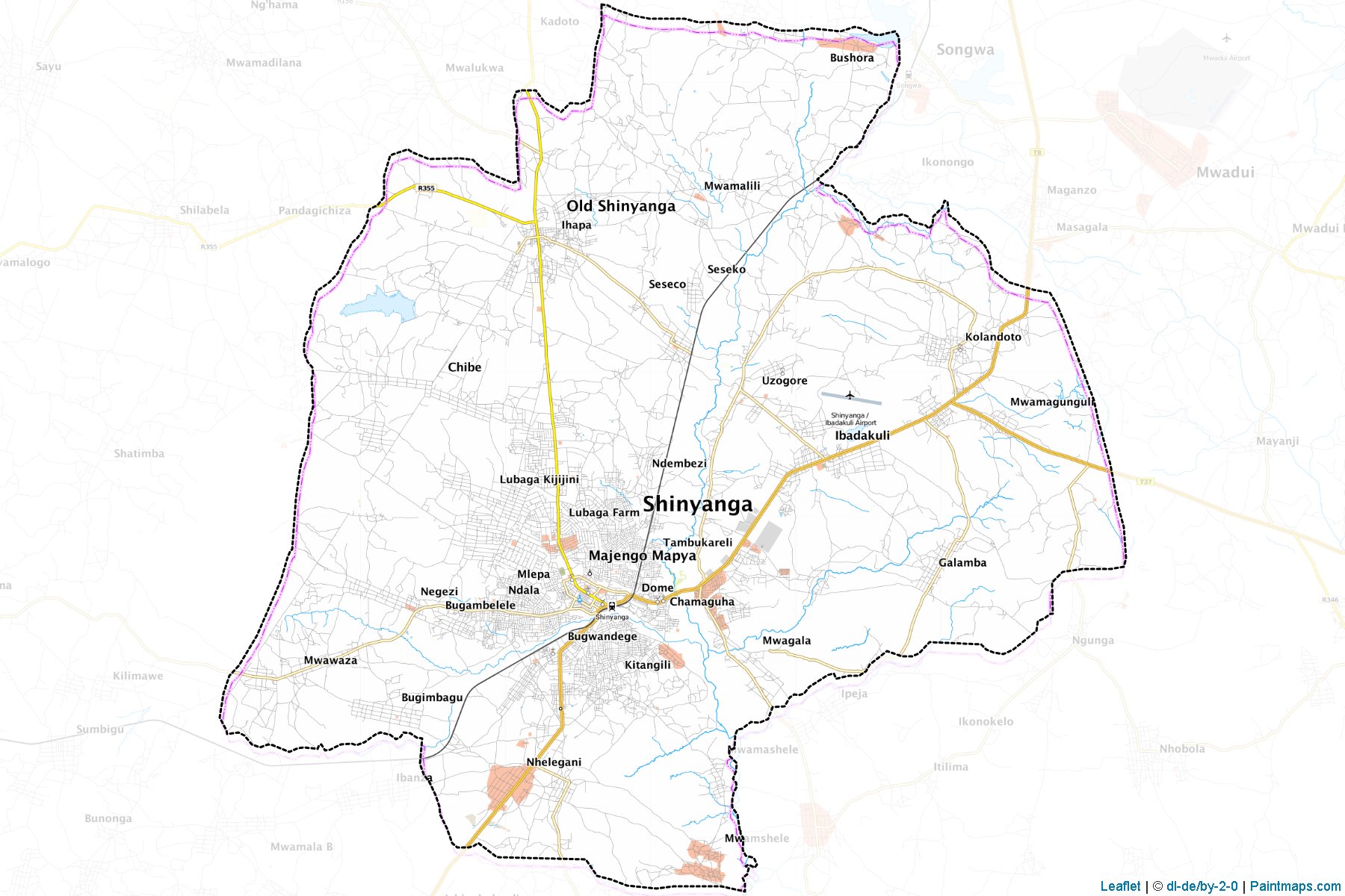 Shinyanga Urban (Shinyanga) Map Cropping Samples-1