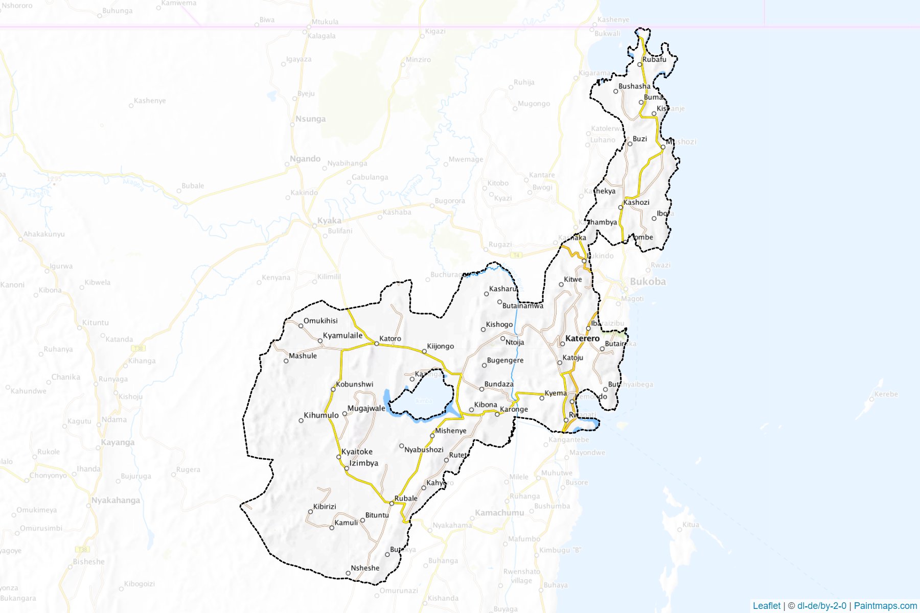 Bukoba Rural (Kagera) Map Cropping Samples-1