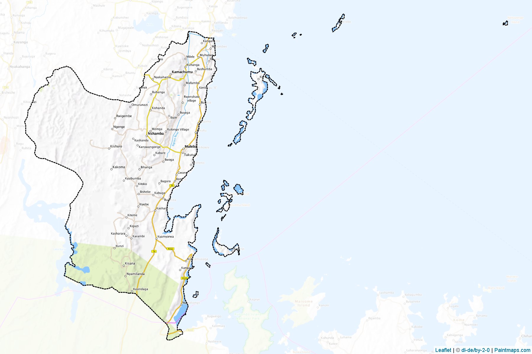 Muleba (Kagera) Map Cropping Samples-1