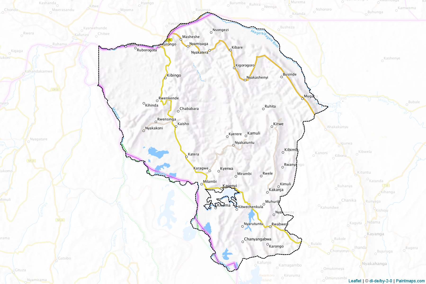 Kyerwa (Kagera) Map Cropping Samples-1