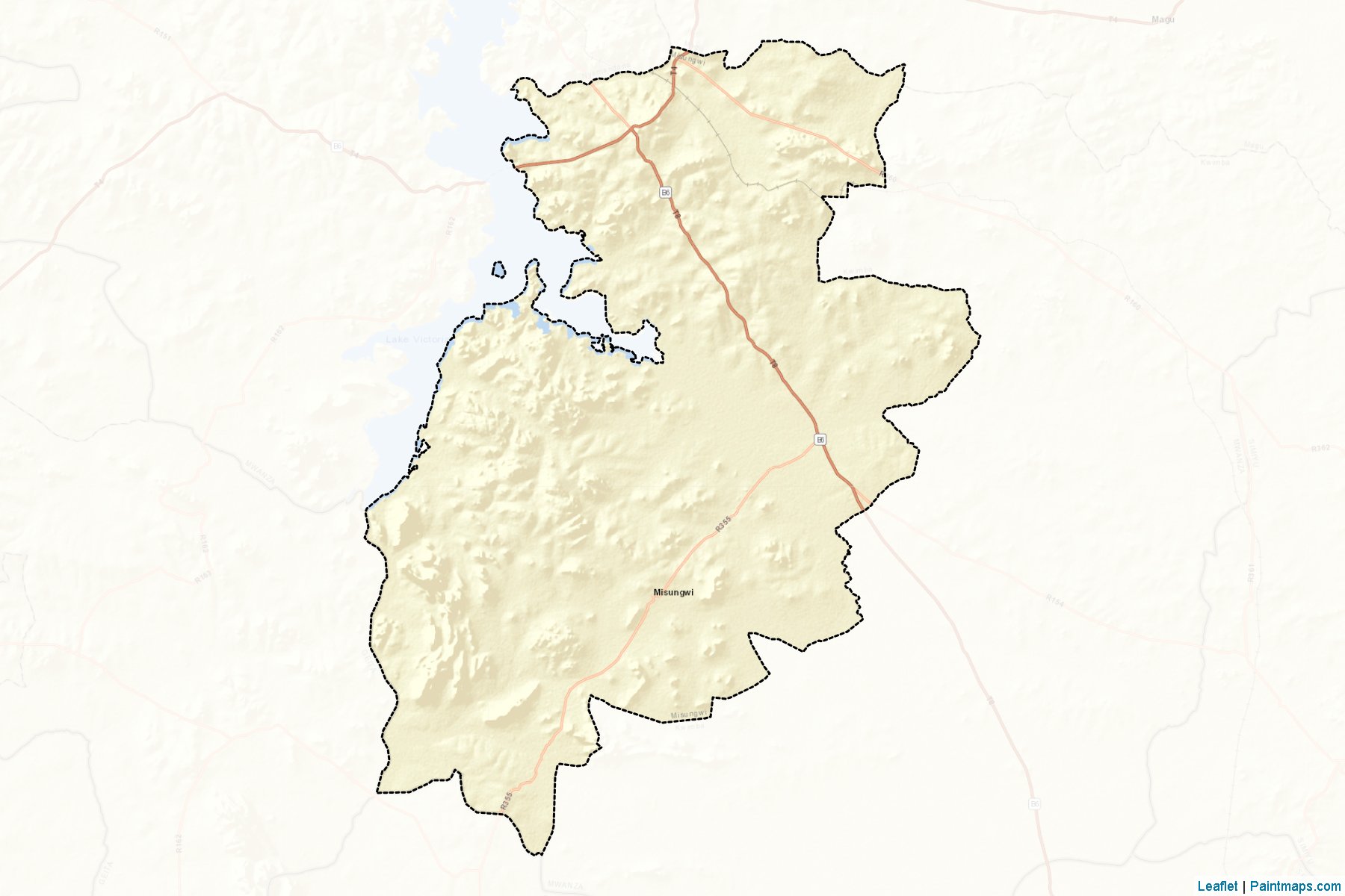 Muestras de recorte de mapas Misungwi (Mwanza)-2