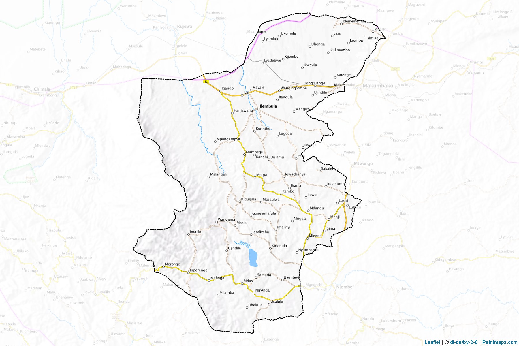 Wanging'ombe (Njombe) Map Cropping Samples-1