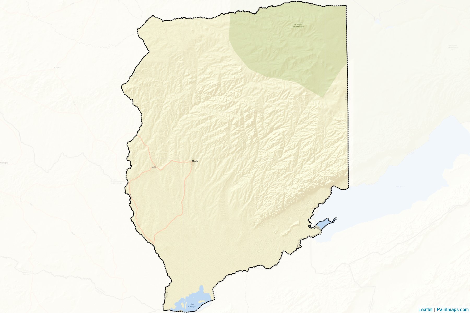 Meatu (Shinyanga) Map Cropping Samples-2