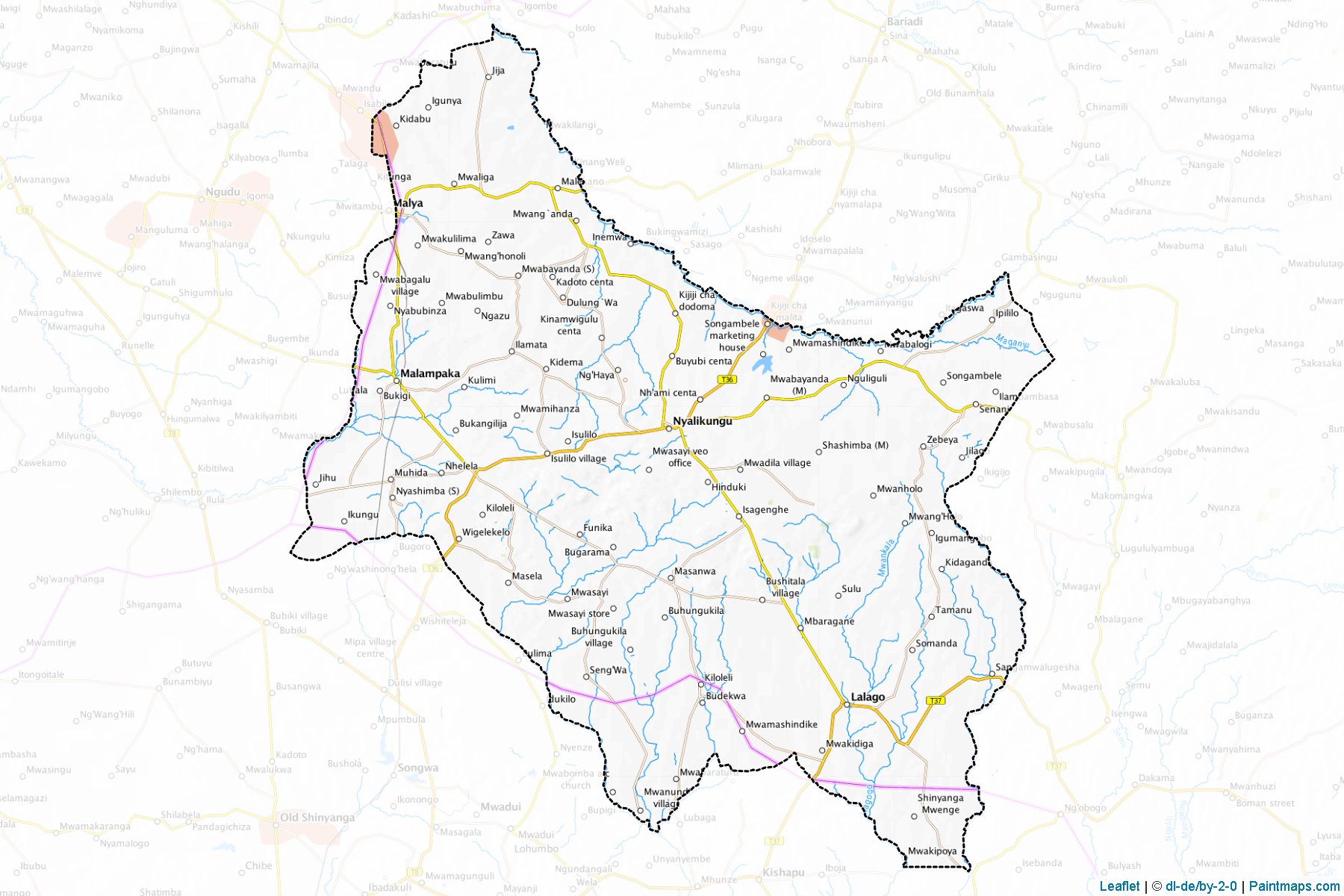 Maswa (Shinyanga) Map Cropping Samples-1