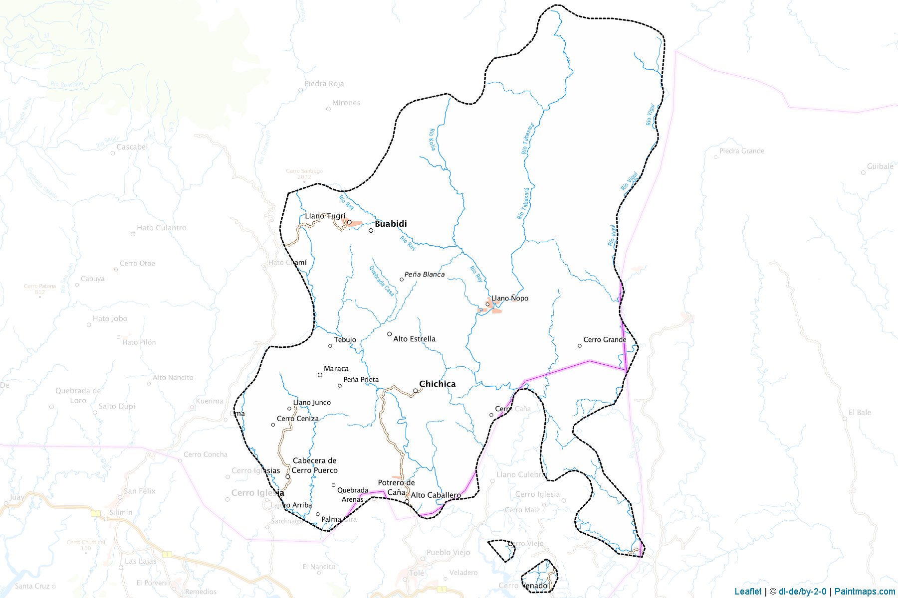 Muestras de recorte de mapas Müna (Ngöbe Buglé)-1