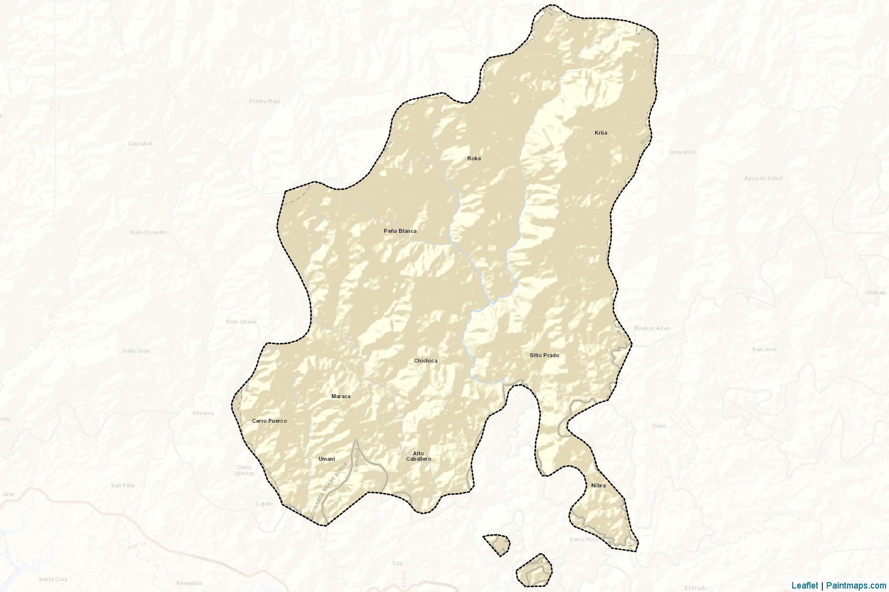 Muestras de recorte de mapas Müna (Ngöbe Buglé)-2