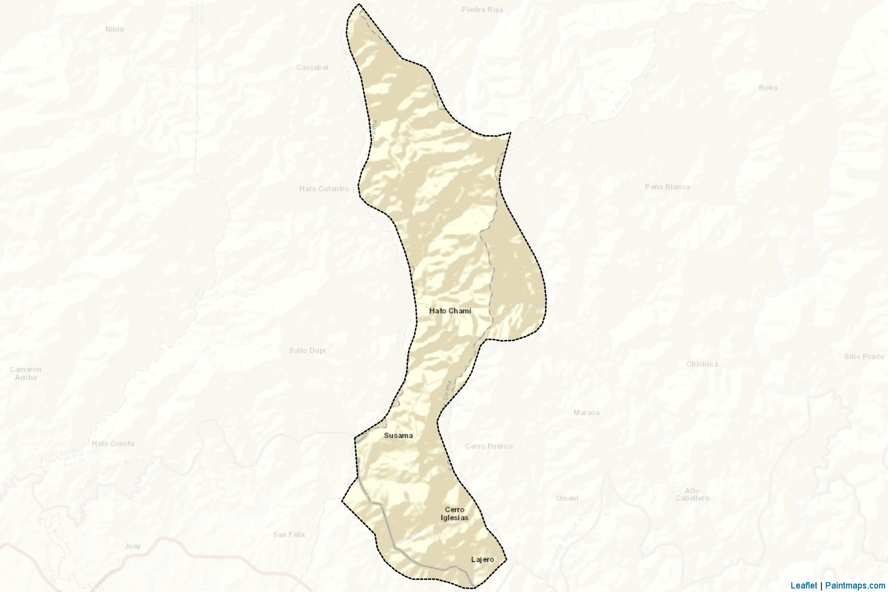 Muestras de recorte de mapas Nole Duima (Ngöbe Buglé)-2