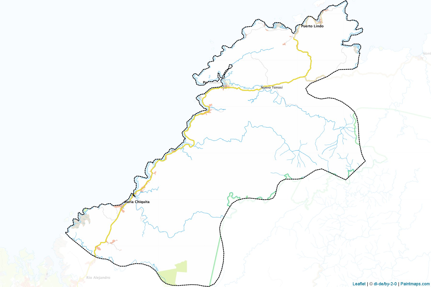 Muestras de recorte de mapas Portobelo (Colón)-1