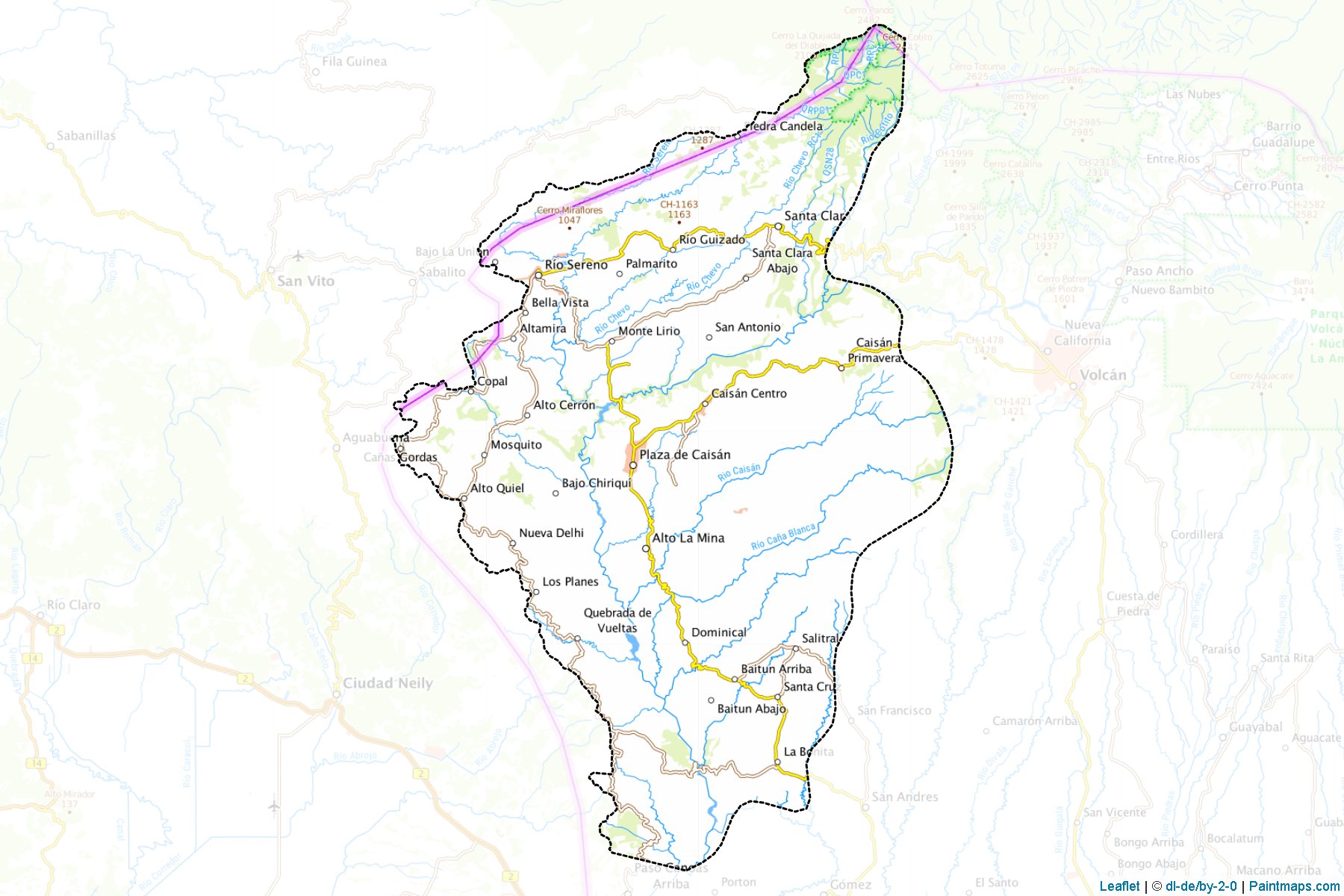 Muestras de recorte de mapas Renacimiento (Chiriquí)-1