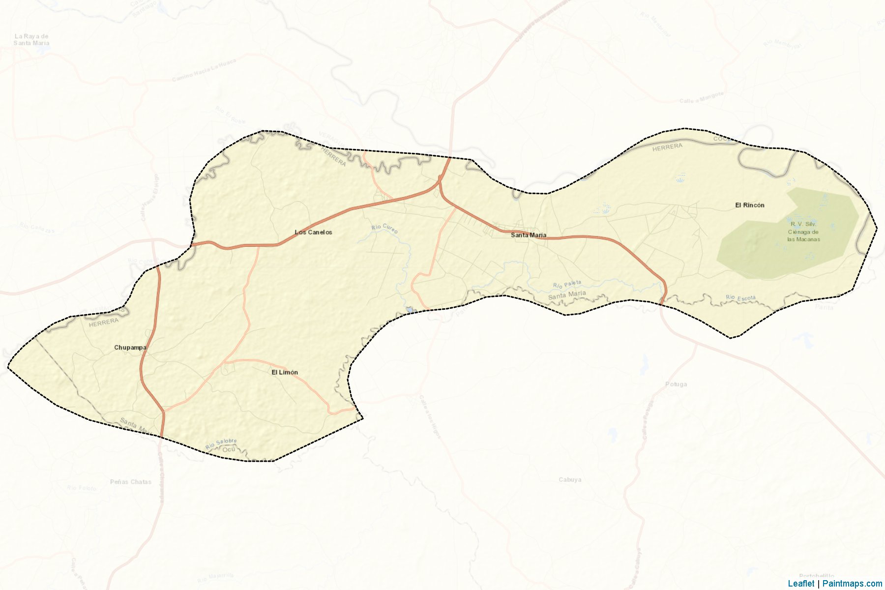 Muestras de recorte de mapas Santa María (Herrera)-2