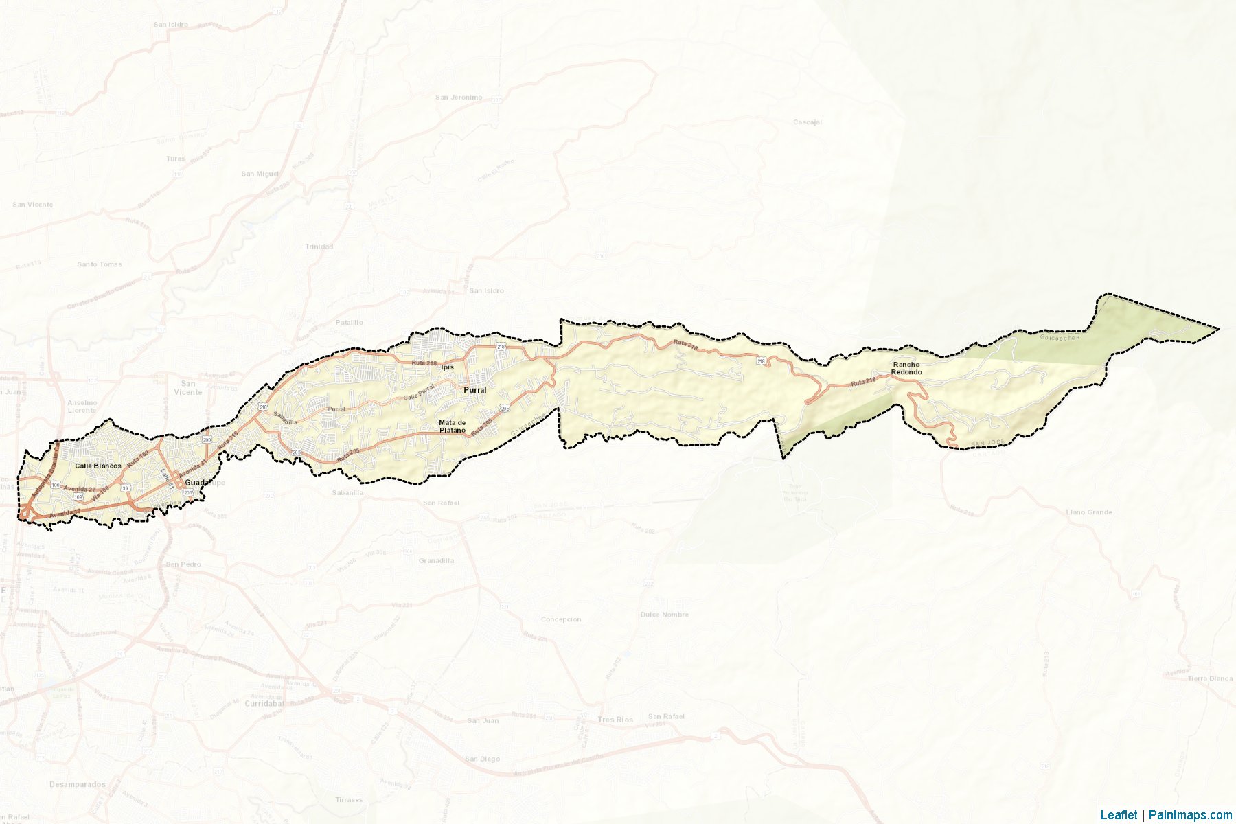 Goicoechea (San José) Map Cropping Samples-2