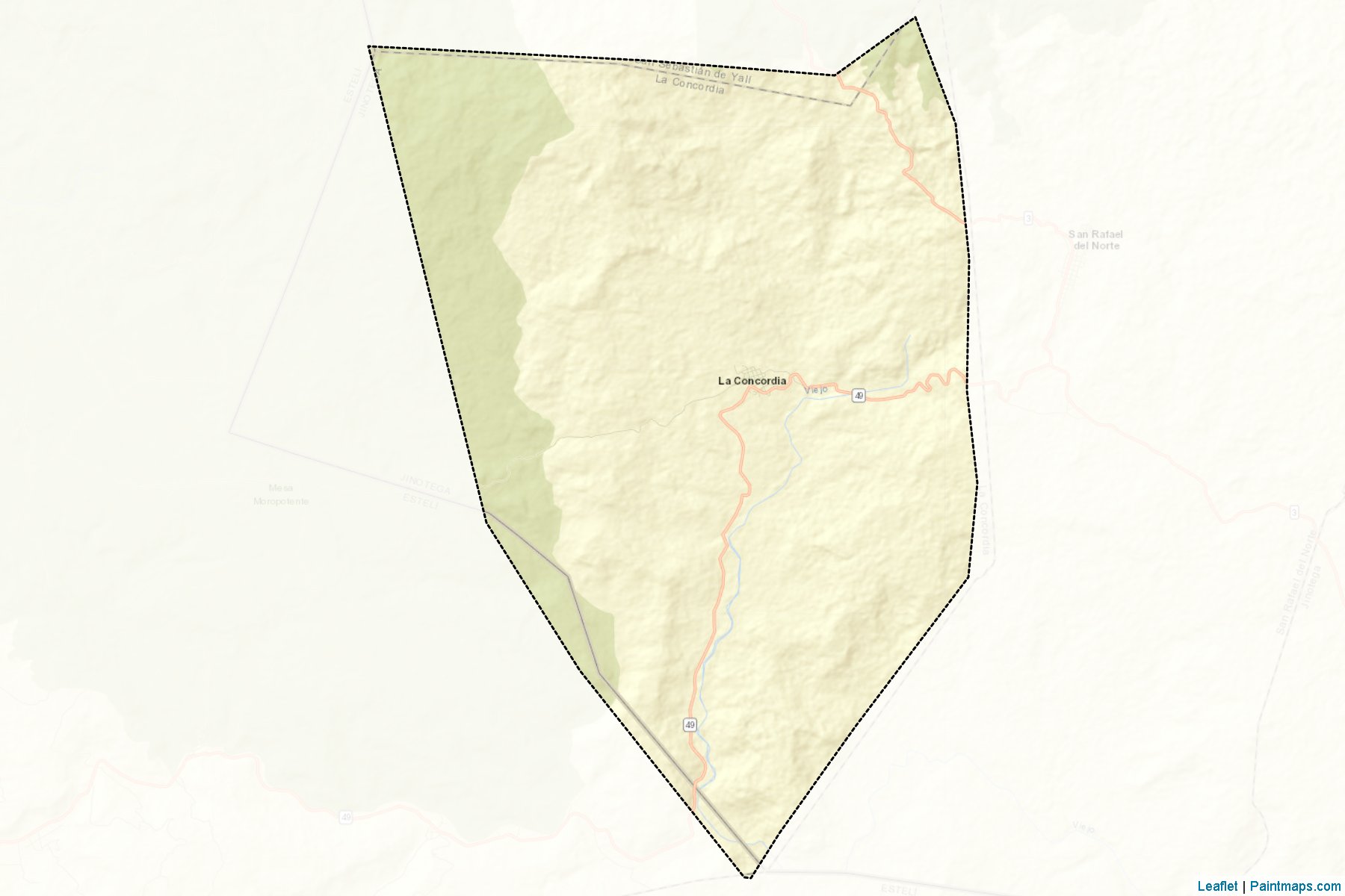 Muestras de recorte de mapas La Concordia (Jinotega)-2