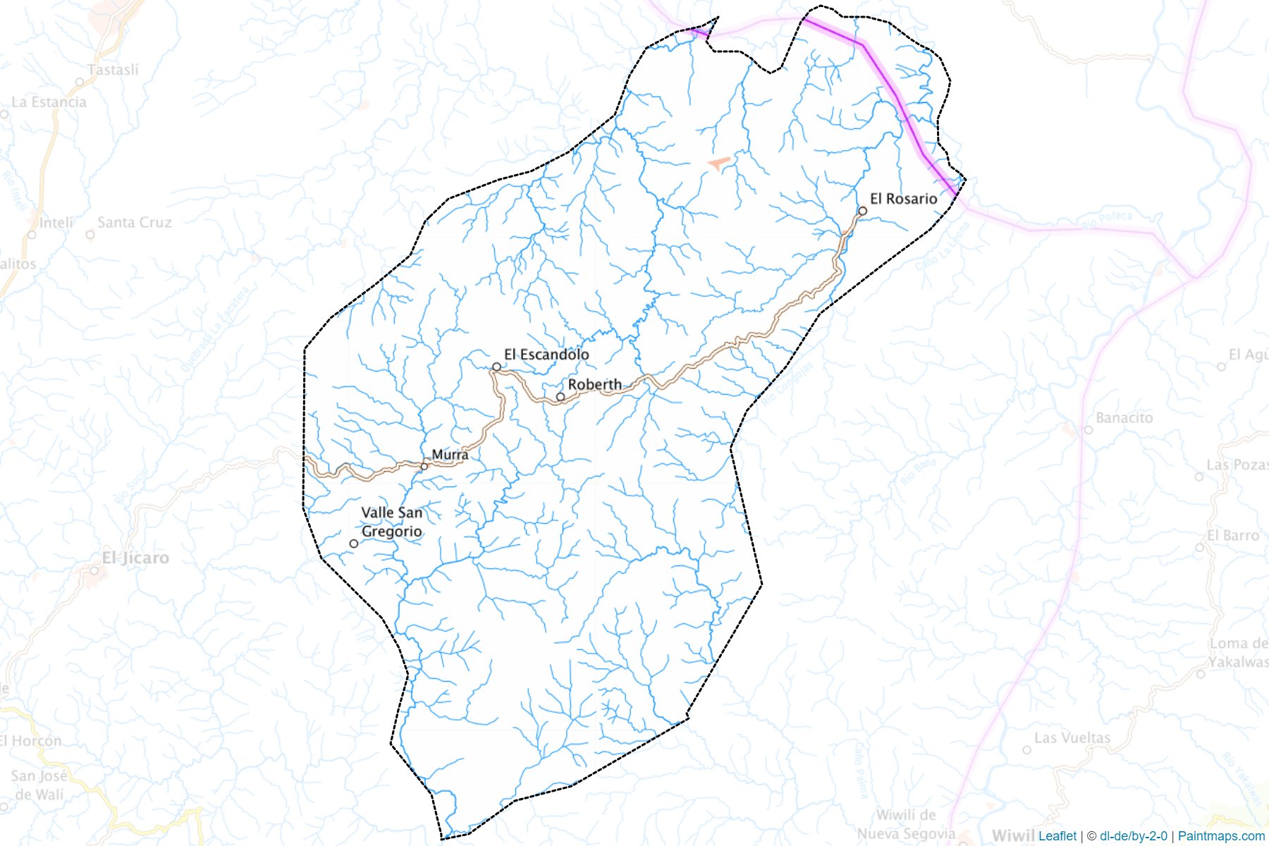 Muestras de recorte de mapas Murra (Nueva Segovia)-1