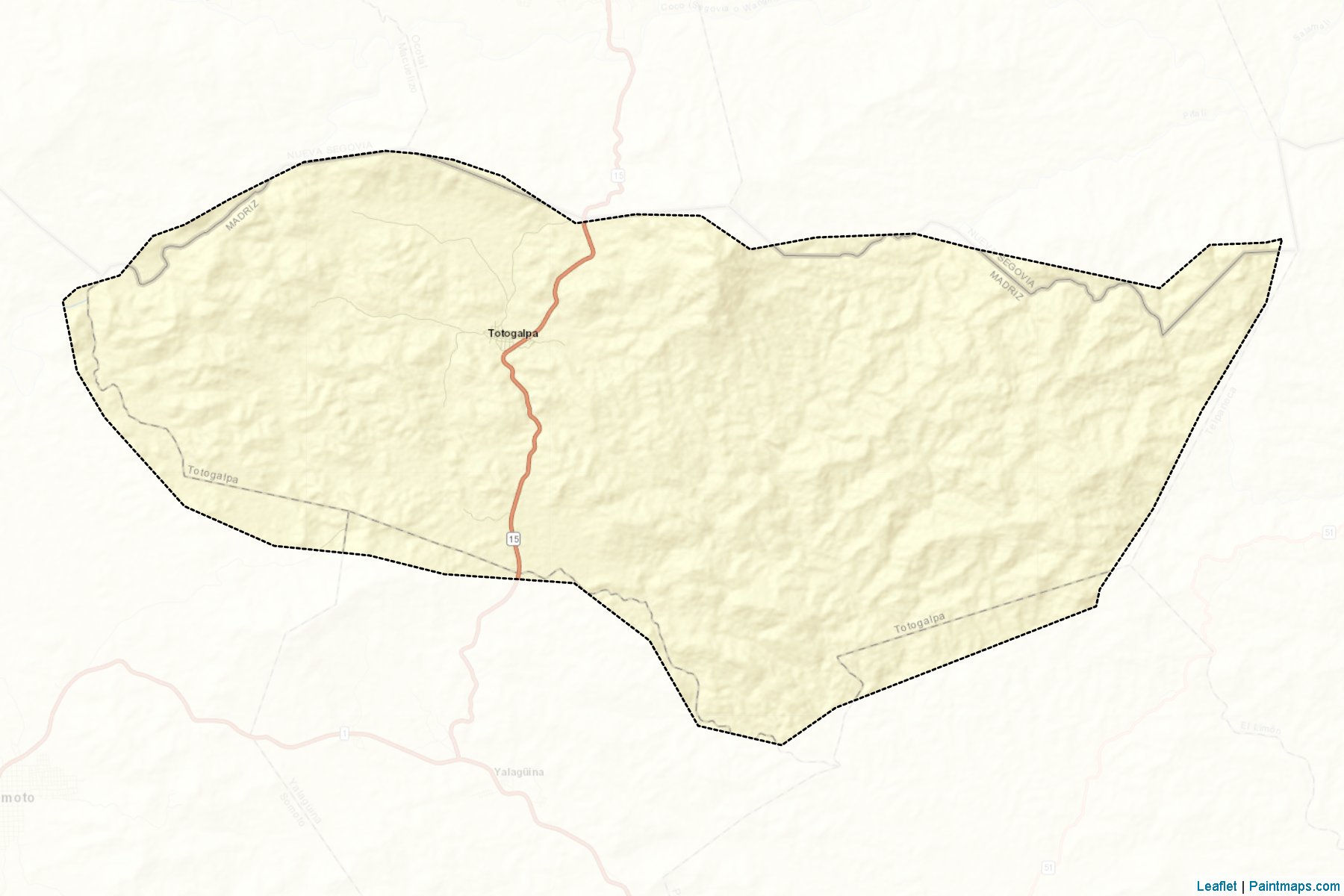 Muestras de recorte de mapas Totolgalpa (Madriz)-2