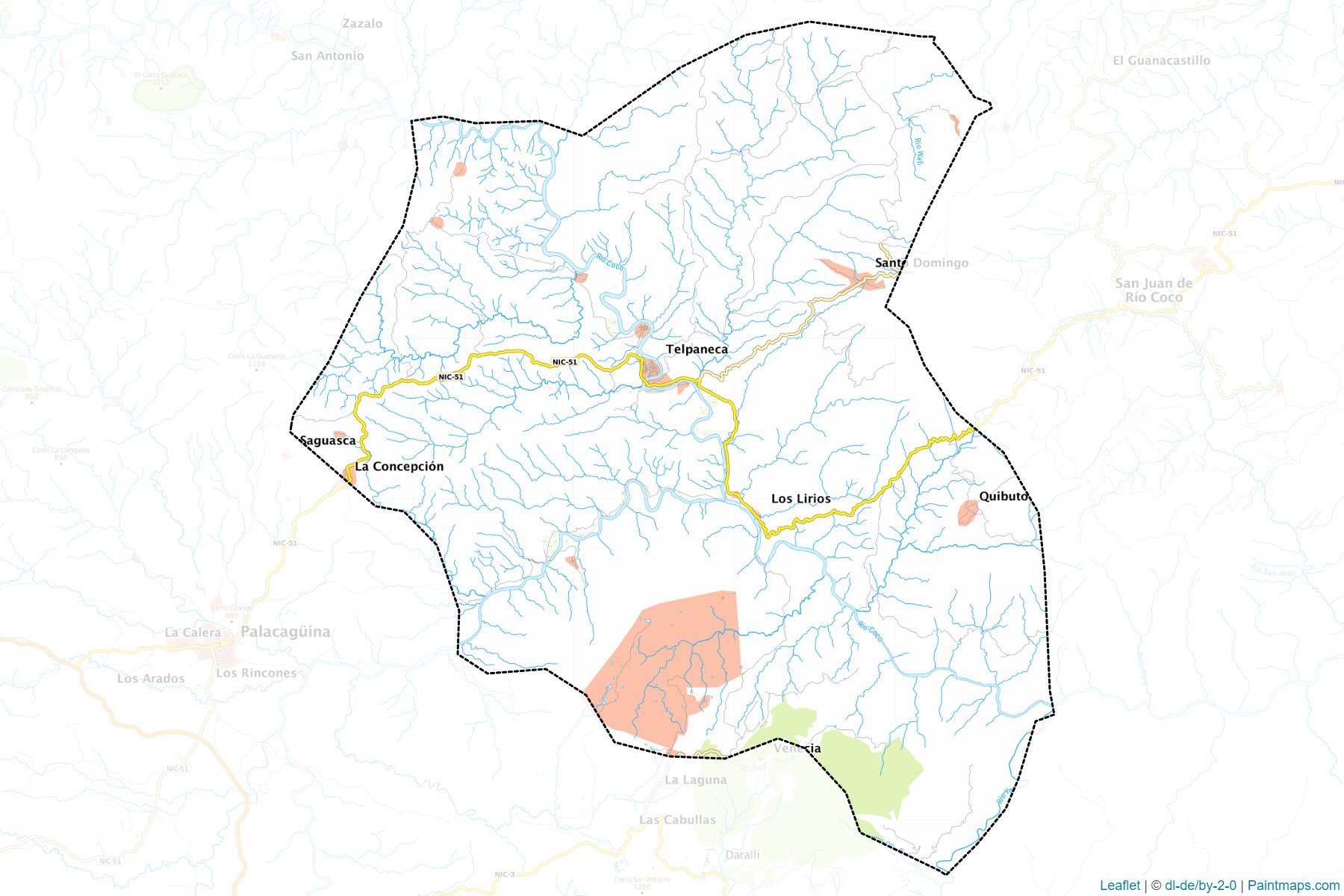 Muestras de recorte de mapas Telpaneca (Madriz)-1