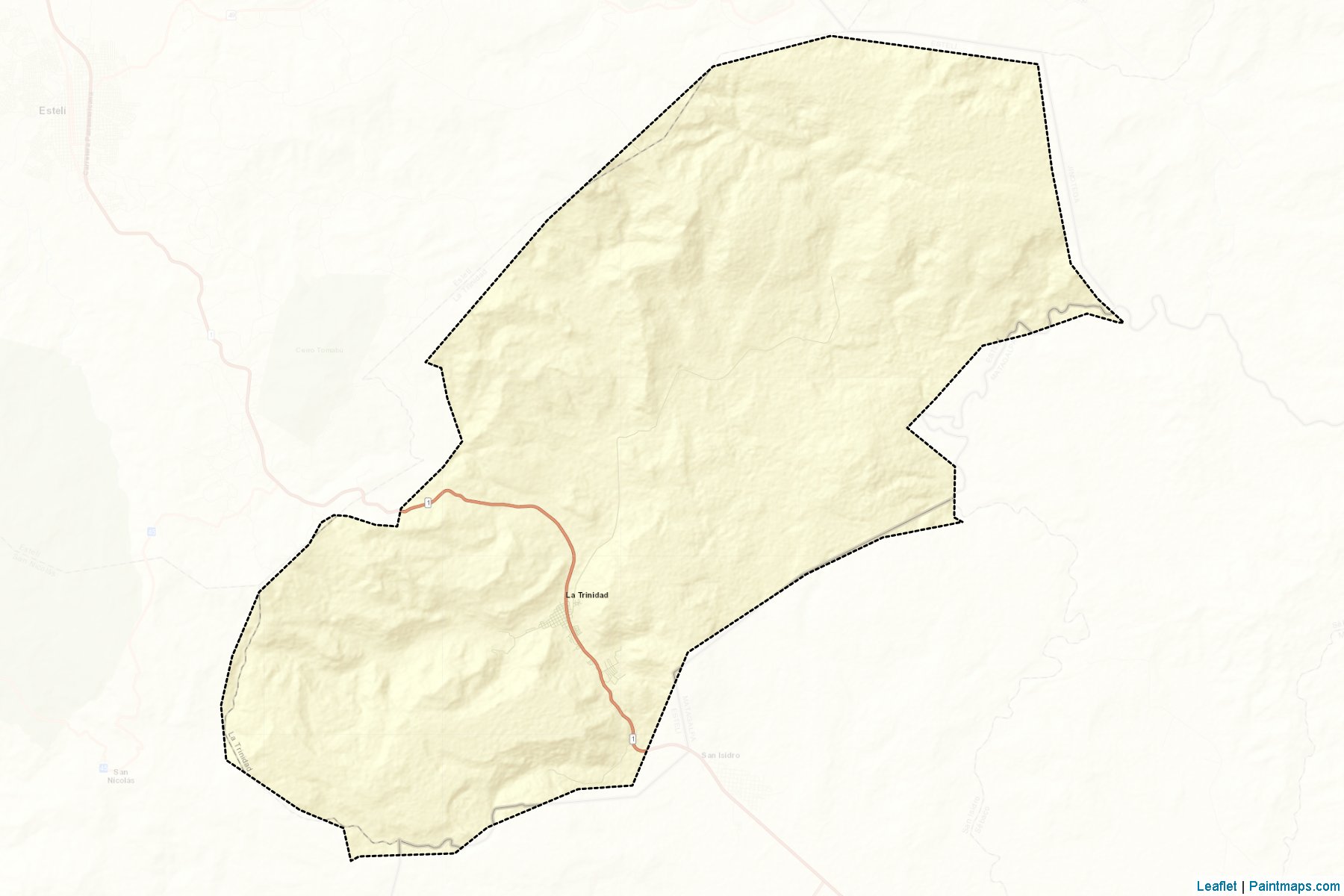 Muestras de recorte de mapas La Trinidad (Estelí)-2