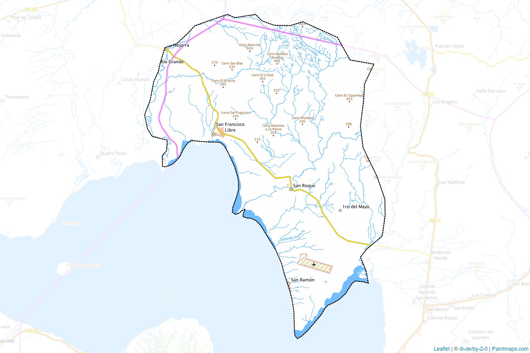 San Francisco Libre (Managua) Map Cropping Samples-1