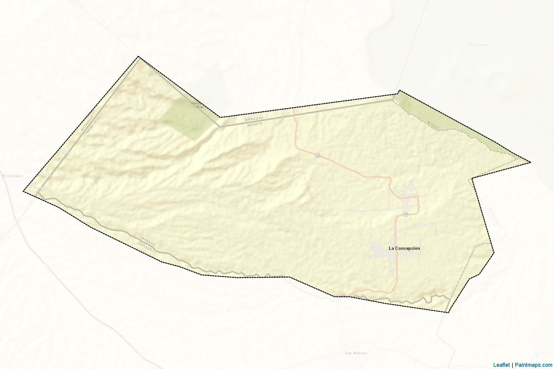 Muestras de recorte de mapas La Concepcion (Masaya)-2