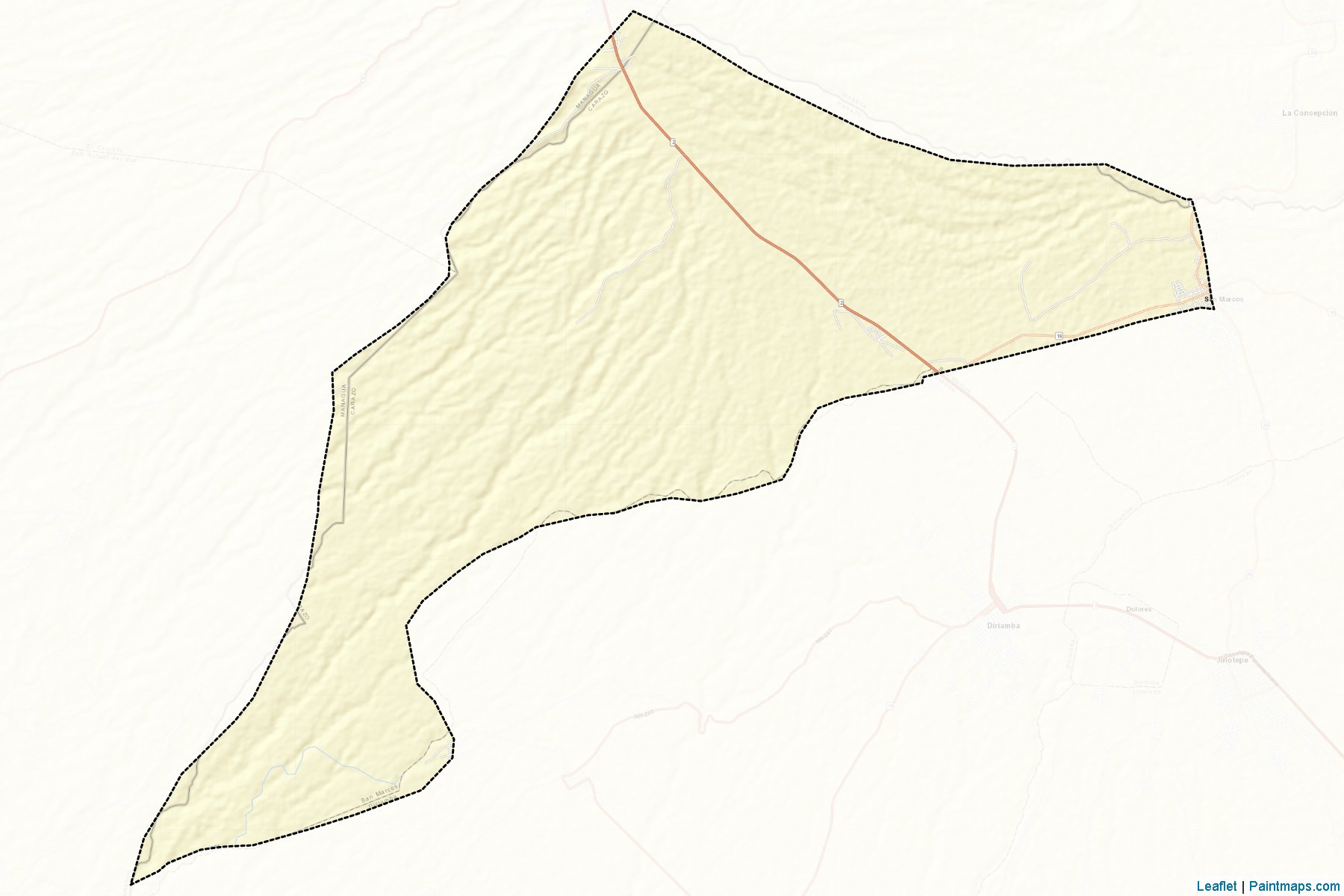 Muestras de recorte de mapas San Marcos (Carazo)-2