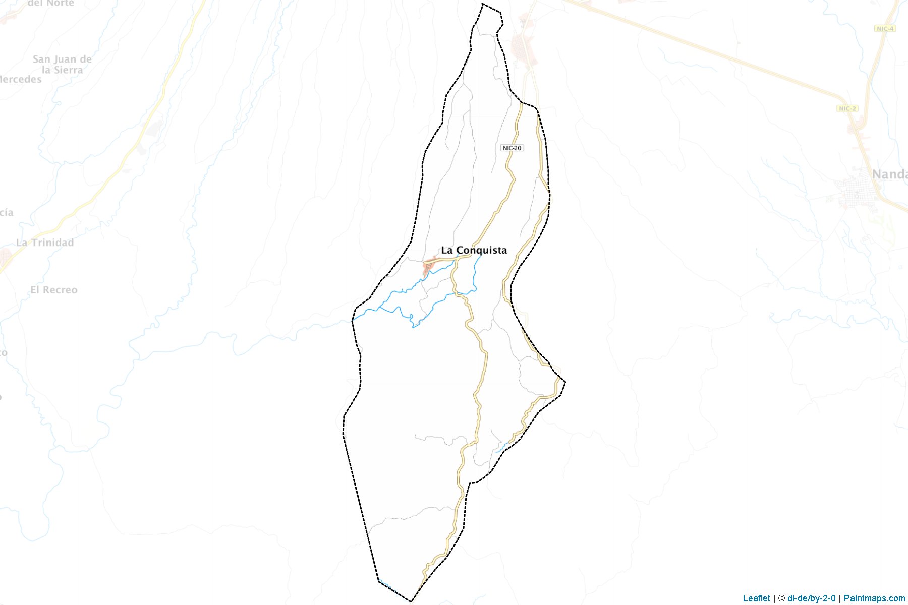 Muestras de recorte de mapas La Conquista (Carazo)-1