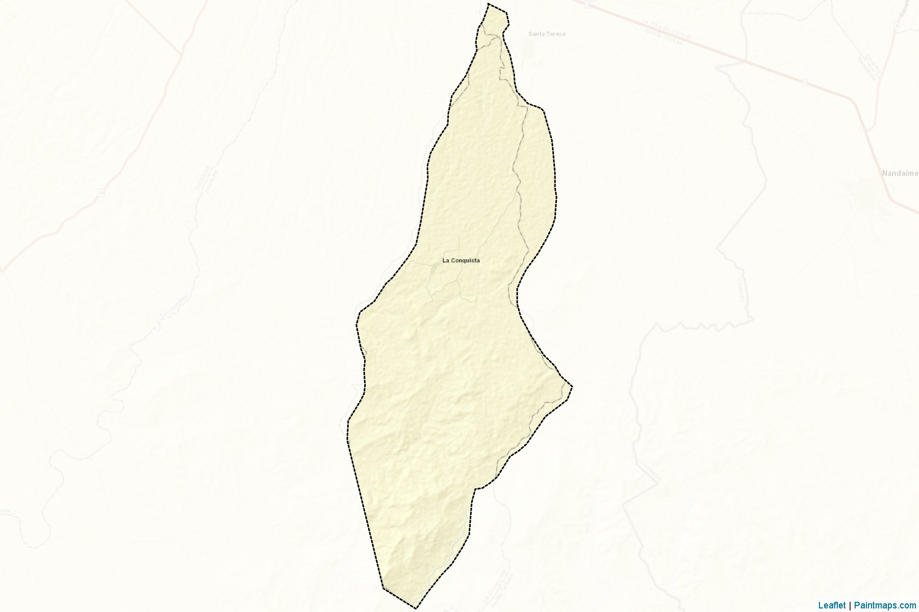 Muestras de recorte de mapas La Conquista (Carazo)-2