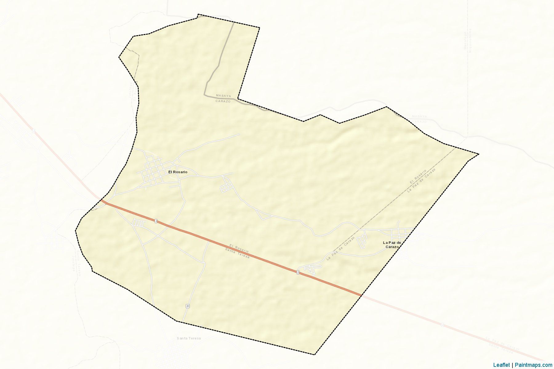 Muestras de recorte de mapas El Rosario (Carazo)-2