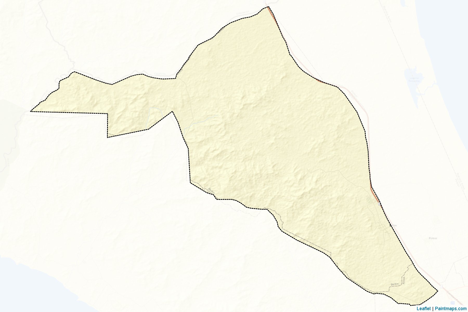 Muestras de recorte de mapas Belen (Rivas)-2