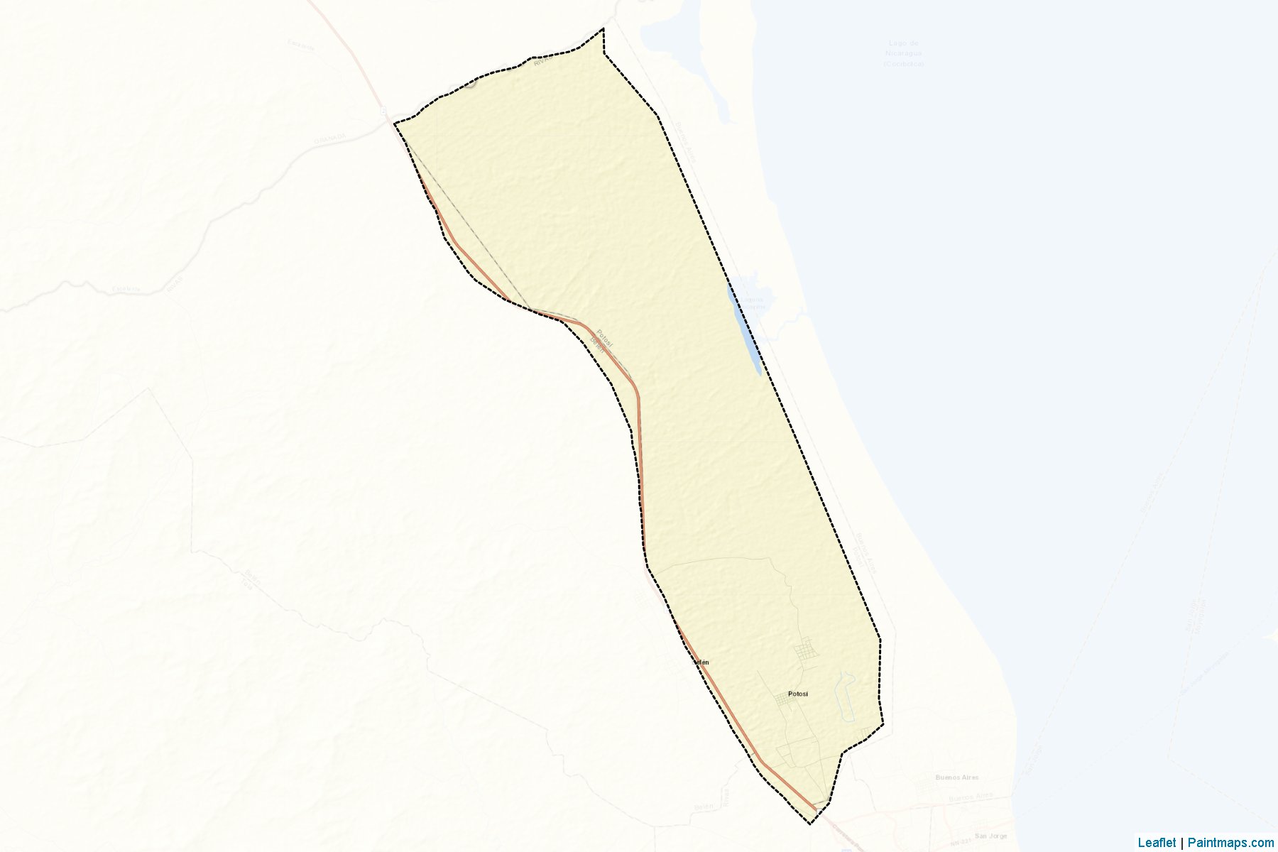 Muestras de recorte de mapas Potosi (Rivas)-2