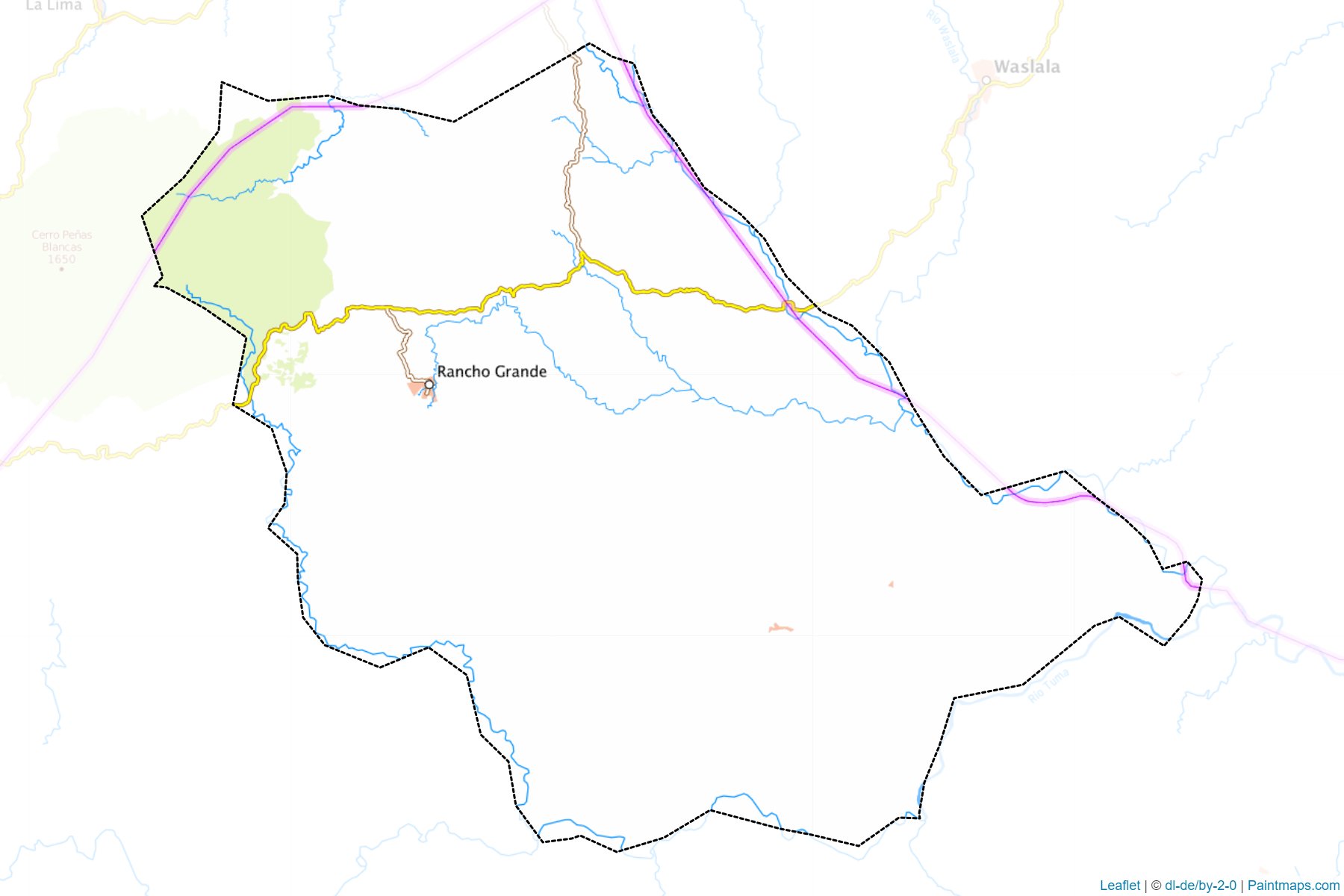 Rancho Grande (Matagalpa Departmanı) Haritası Örnekleri-1