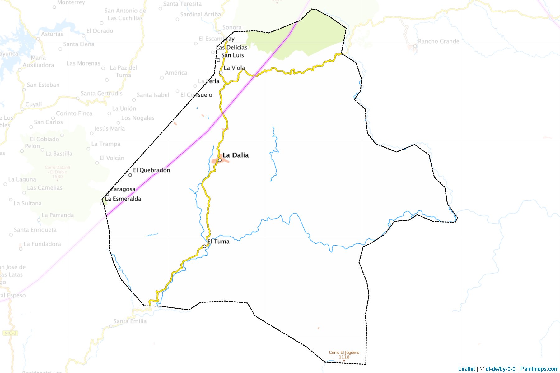 La Dalia (Matagalpa) Map Cropping Samples-1