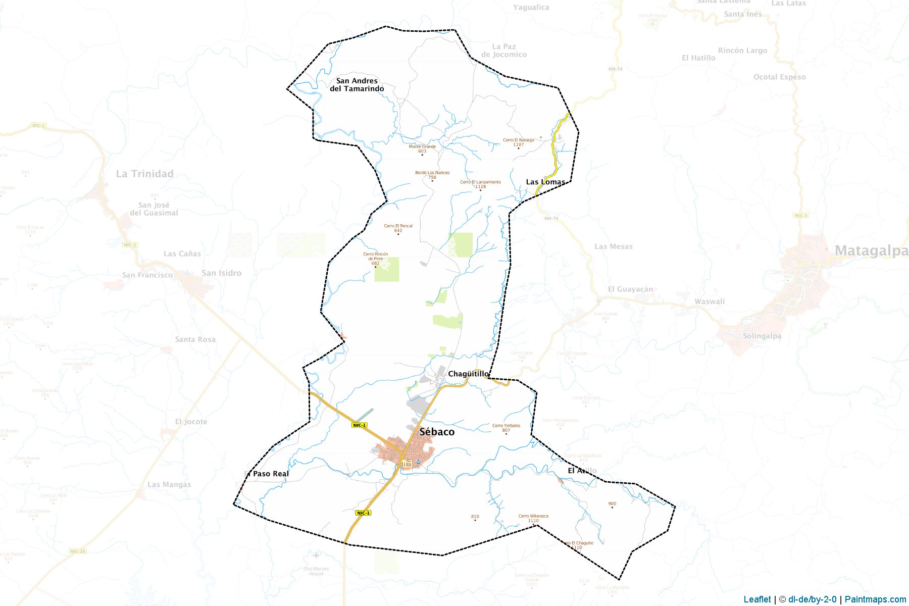 Muestras de recorte de mapas Sebaco (Matagalpa)-1