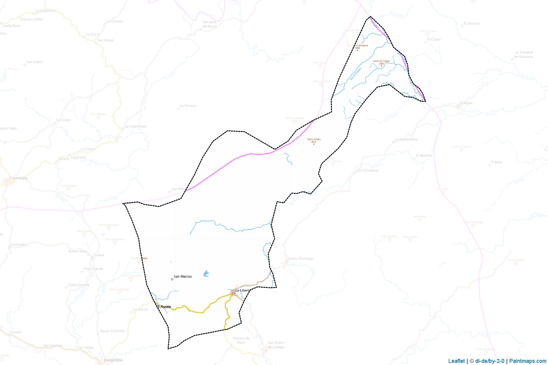 La Libertad (Chontales) Map Cropping Samples-1