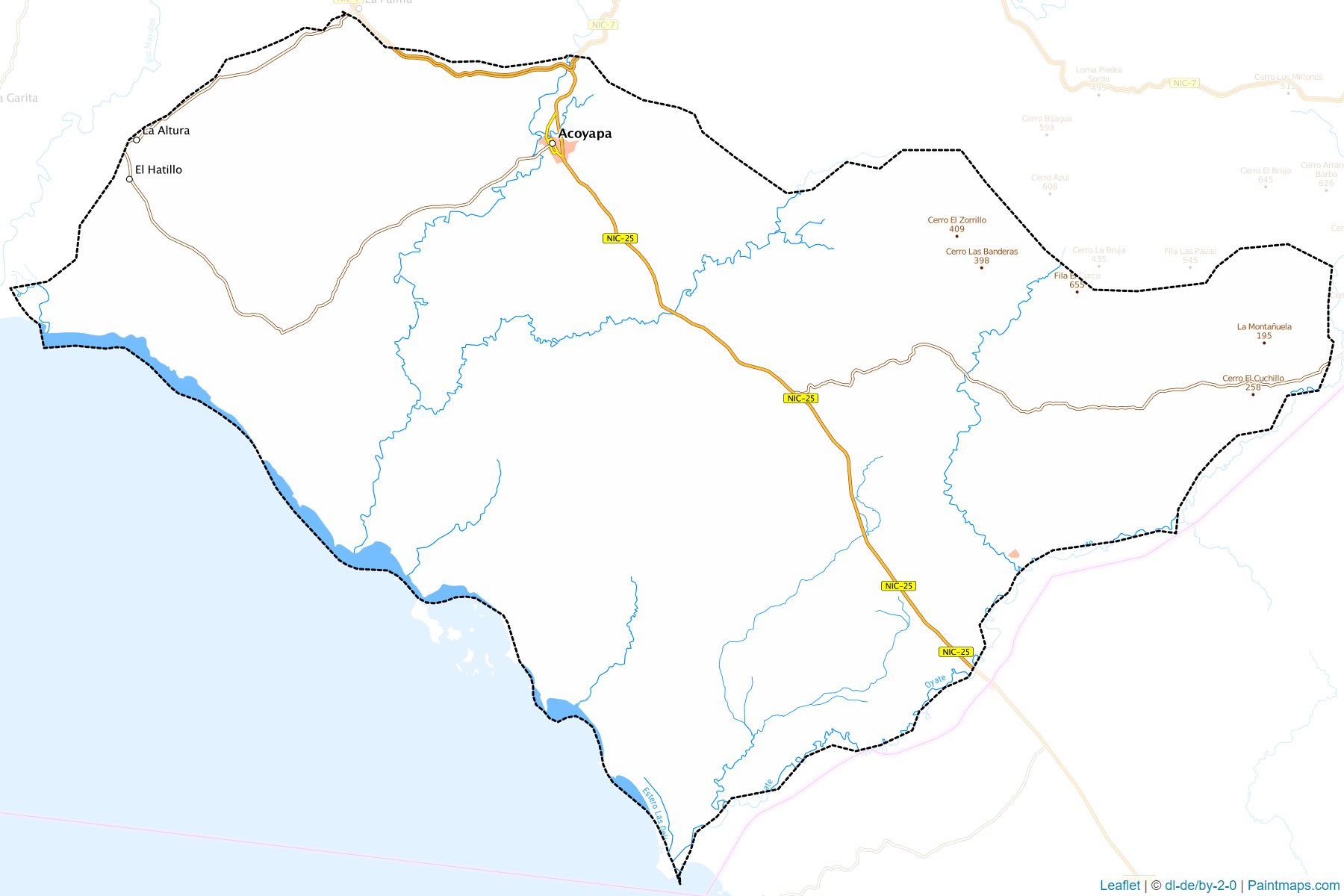 Muestras de recorte de mapas Acoyapa (Chontales)-1