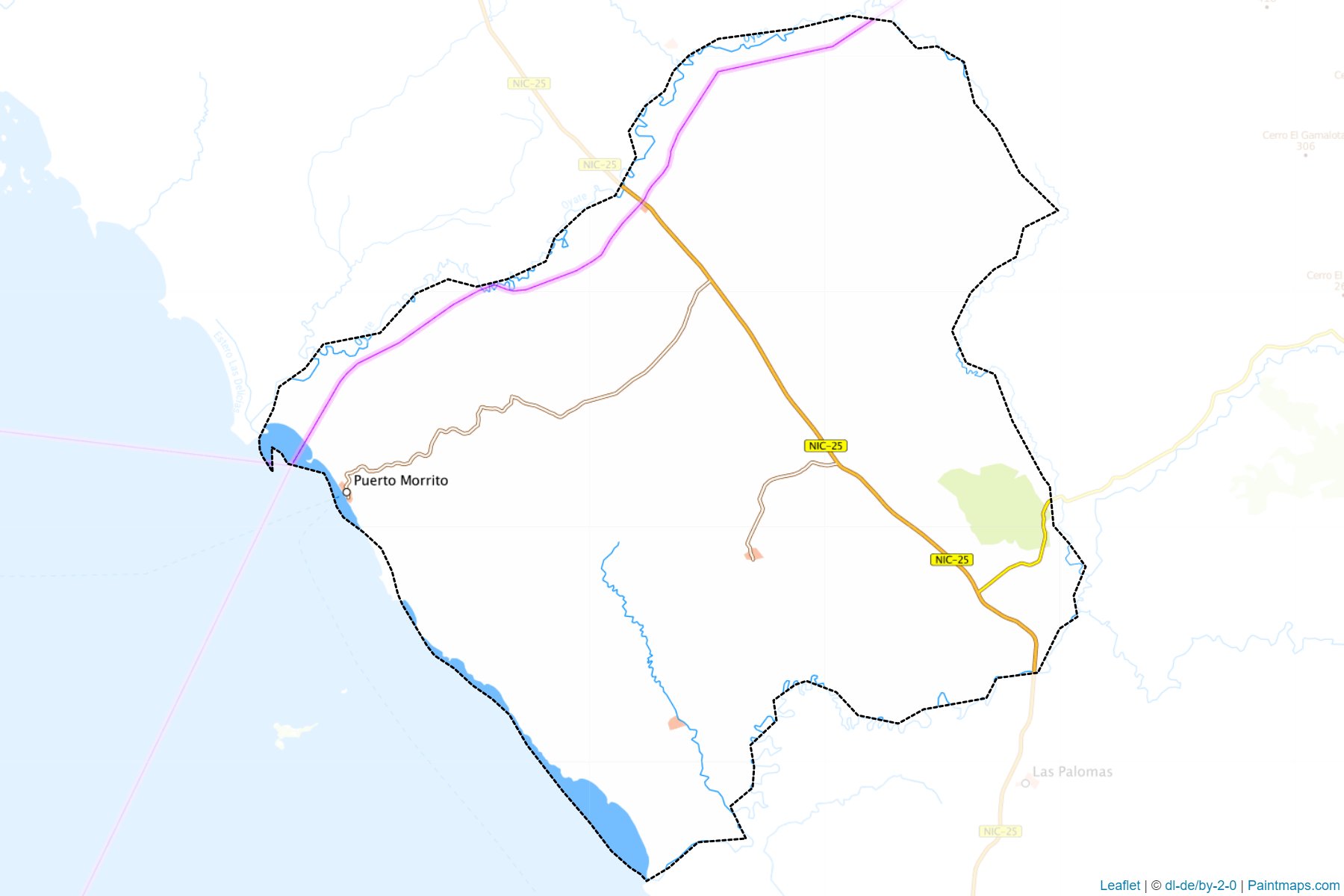 Muestras de recorte de mapas Morrito (Rio San Juan)-1