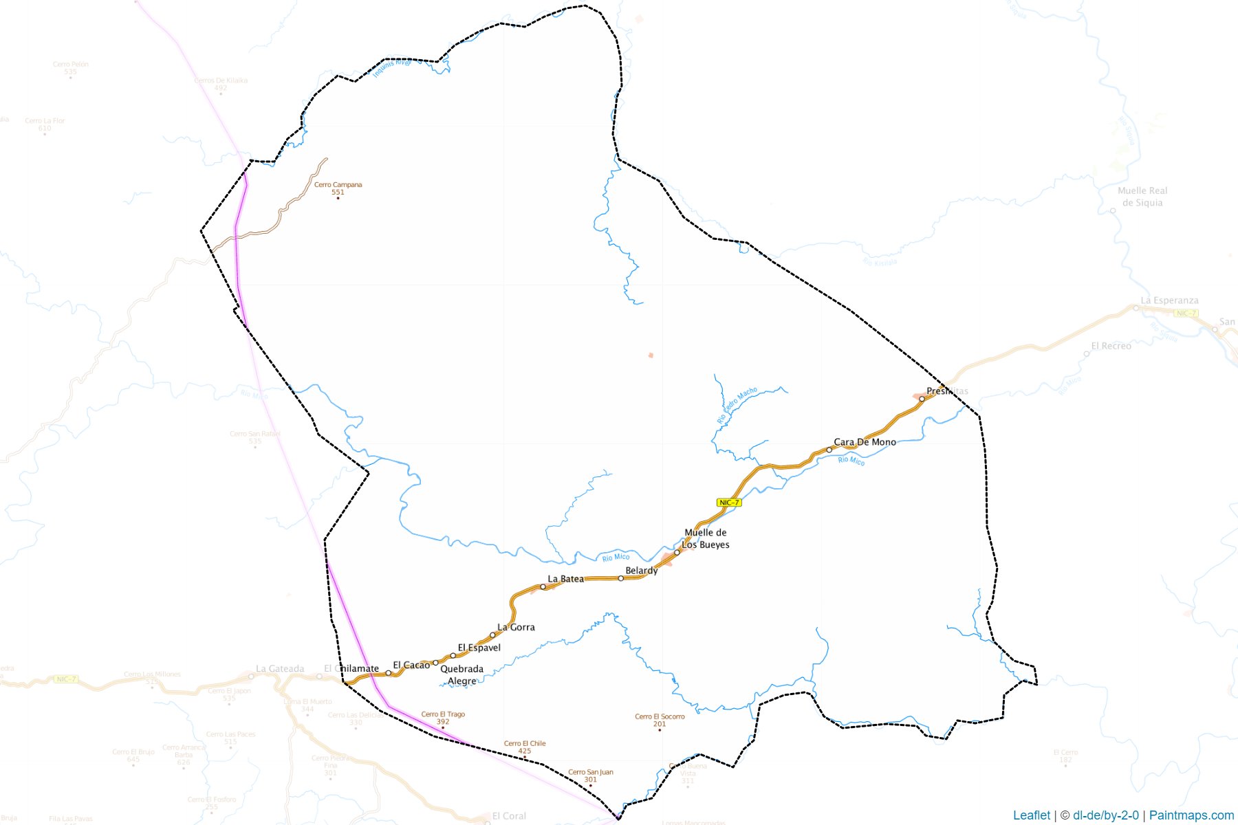 Muestras de recorte de mapas Muelle De Los Bueyes (Atlántico Sur)-1