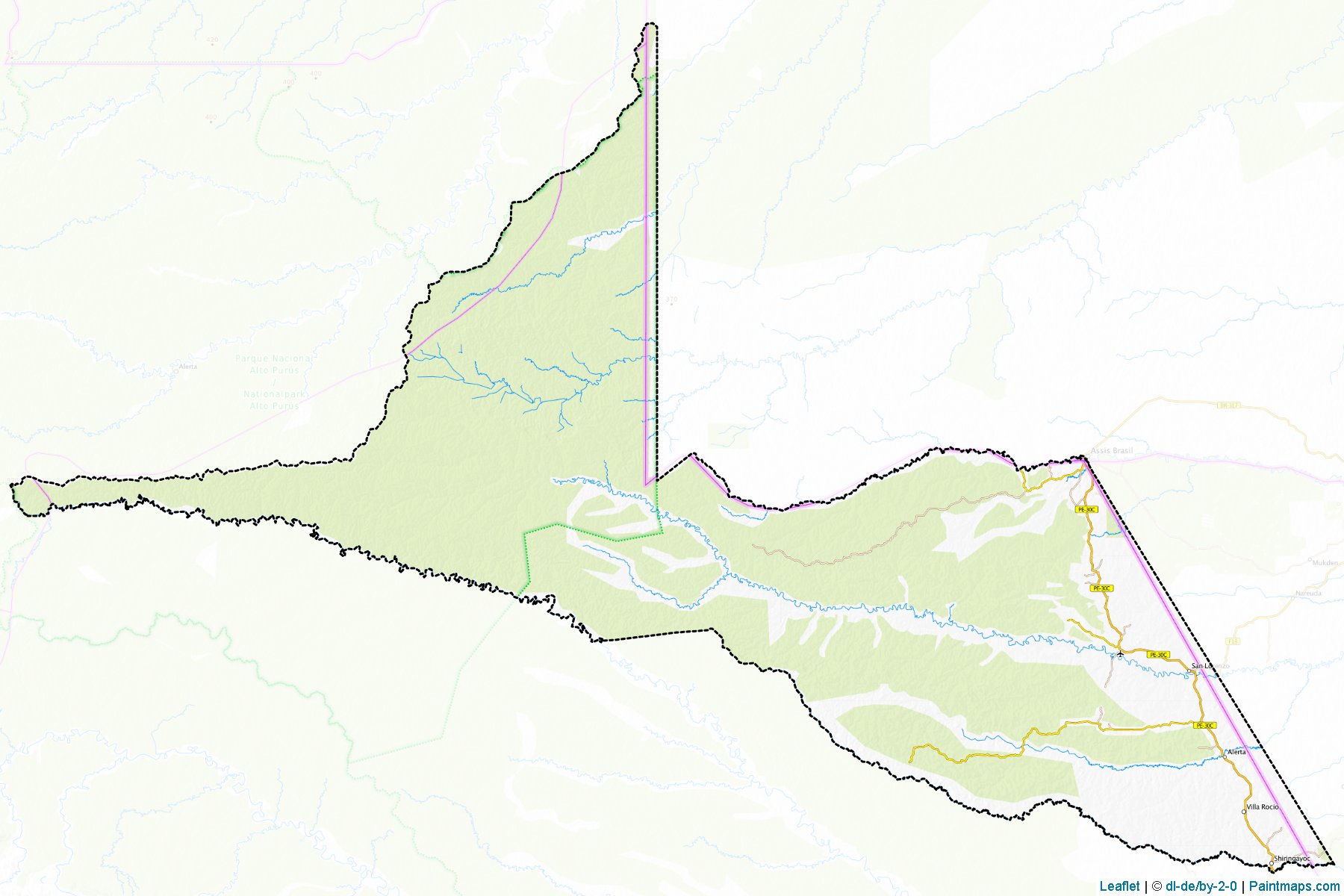 Tahuamanu (Madre de Dios) Map Cropping Samples-1