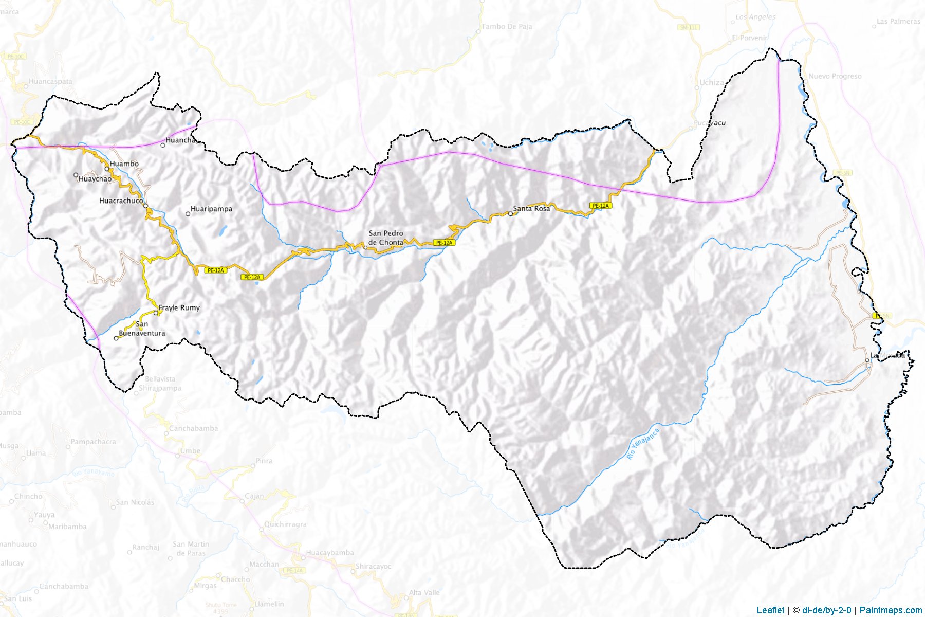 Marañón (Huanuco) Map Cropping Samples-1