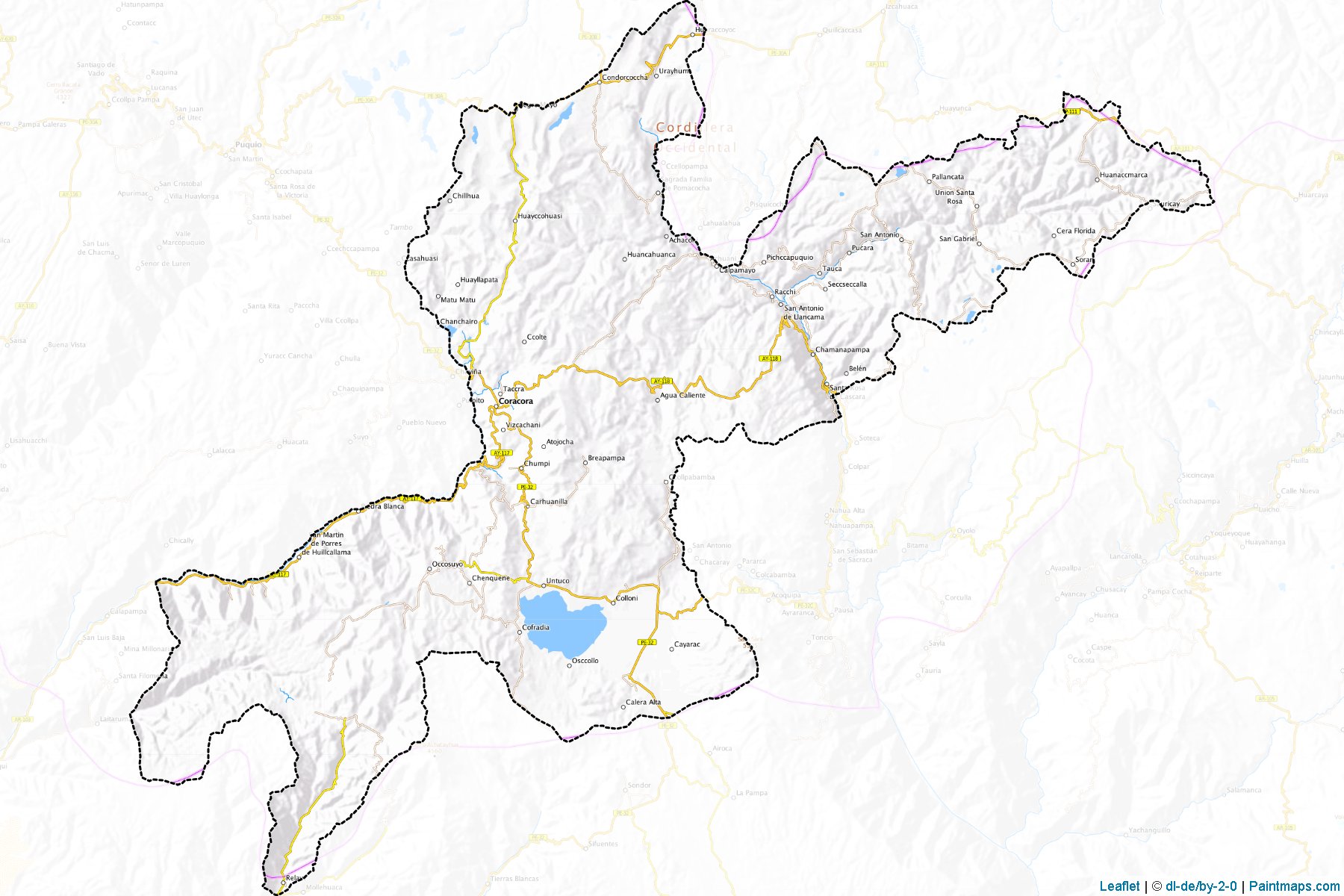 Muestras de recorte de mapas Parinacochas (Ayacucho)-1