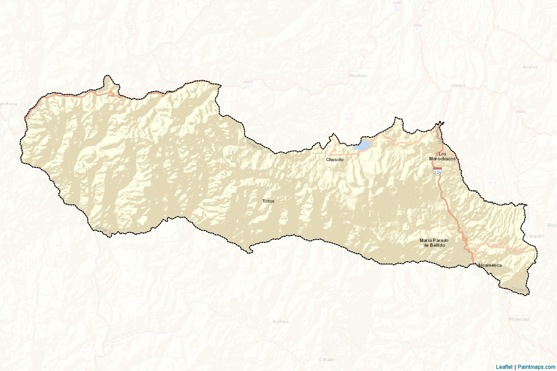 Muestras de recorte de mapas Cangallo (Ayacucho)-2