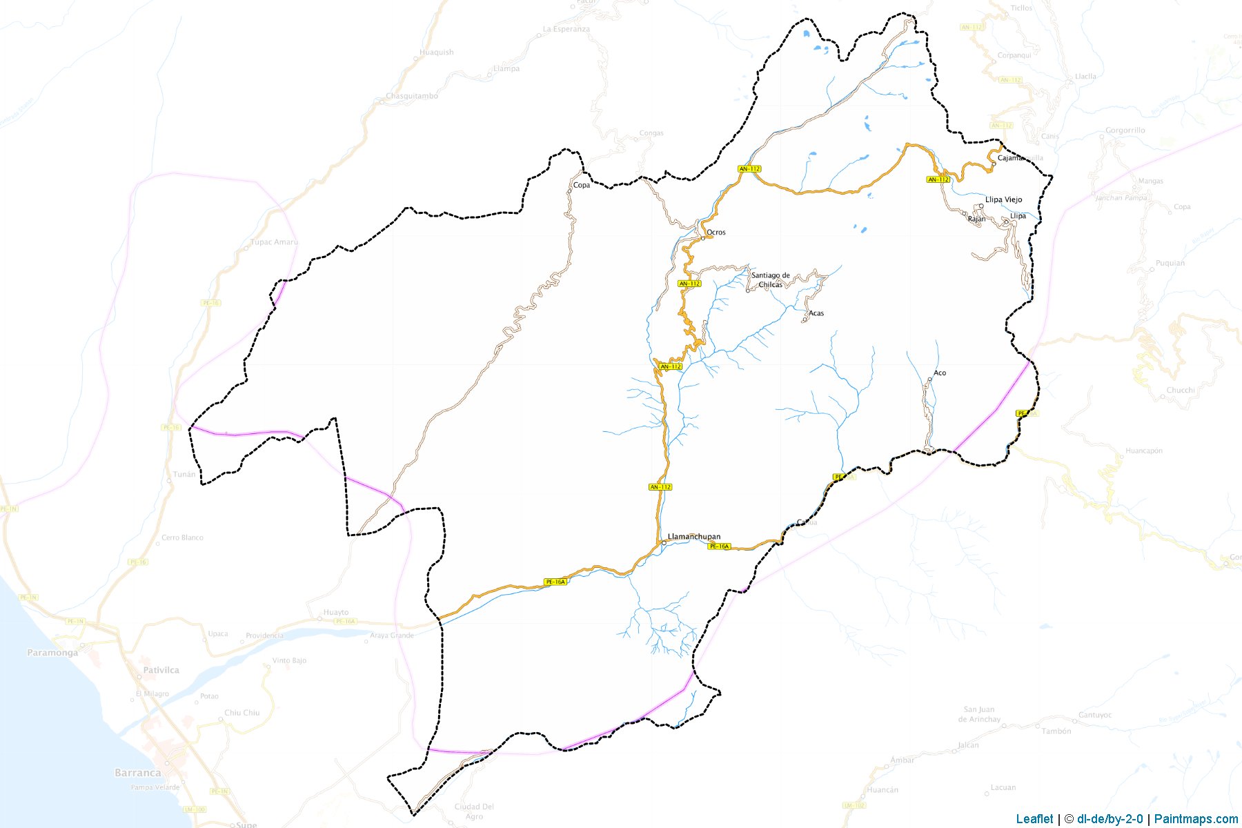 Ocros (Ancash) Map Cropping Samples-1