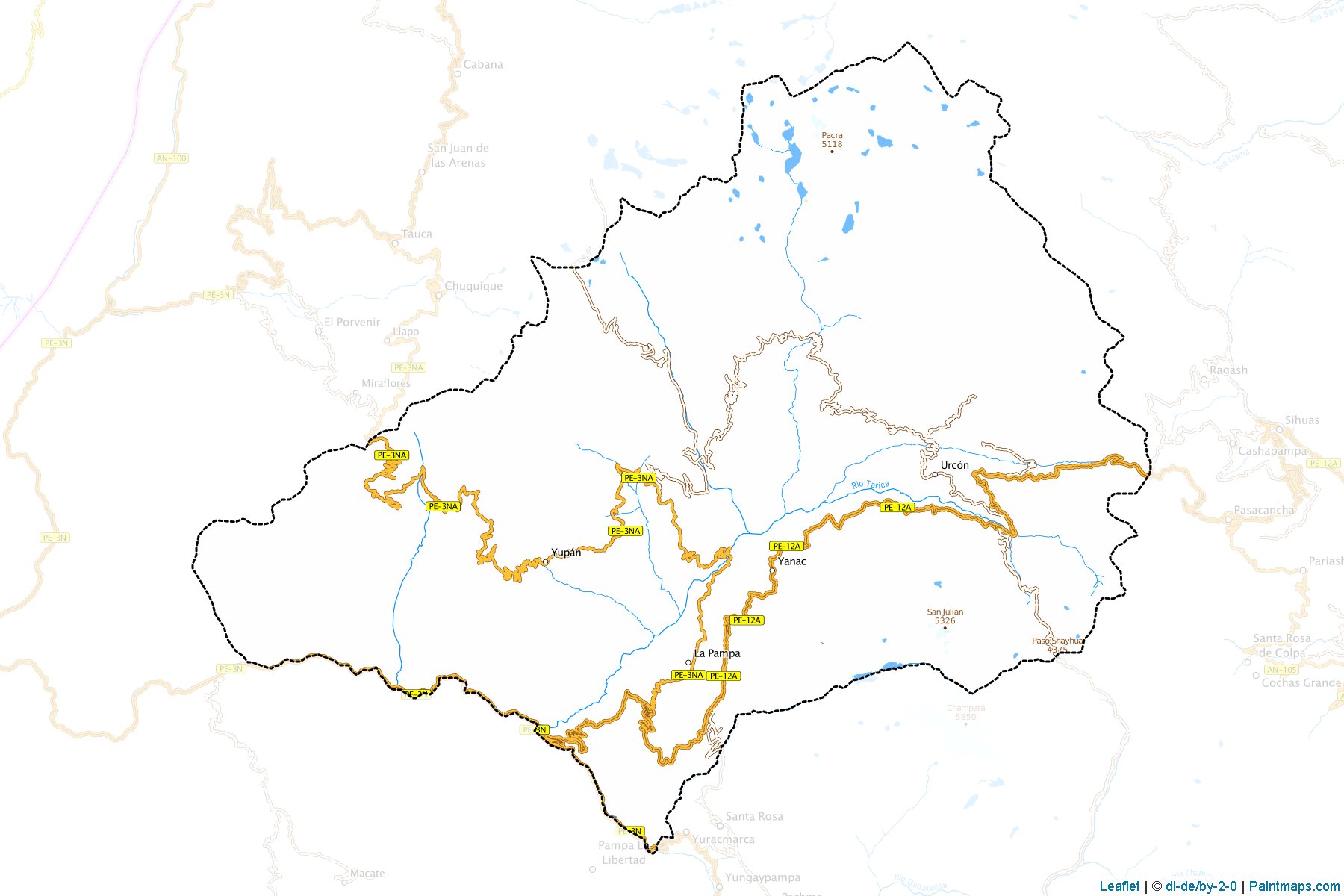 Corongo (Ancash) Map Cropping Samples-1