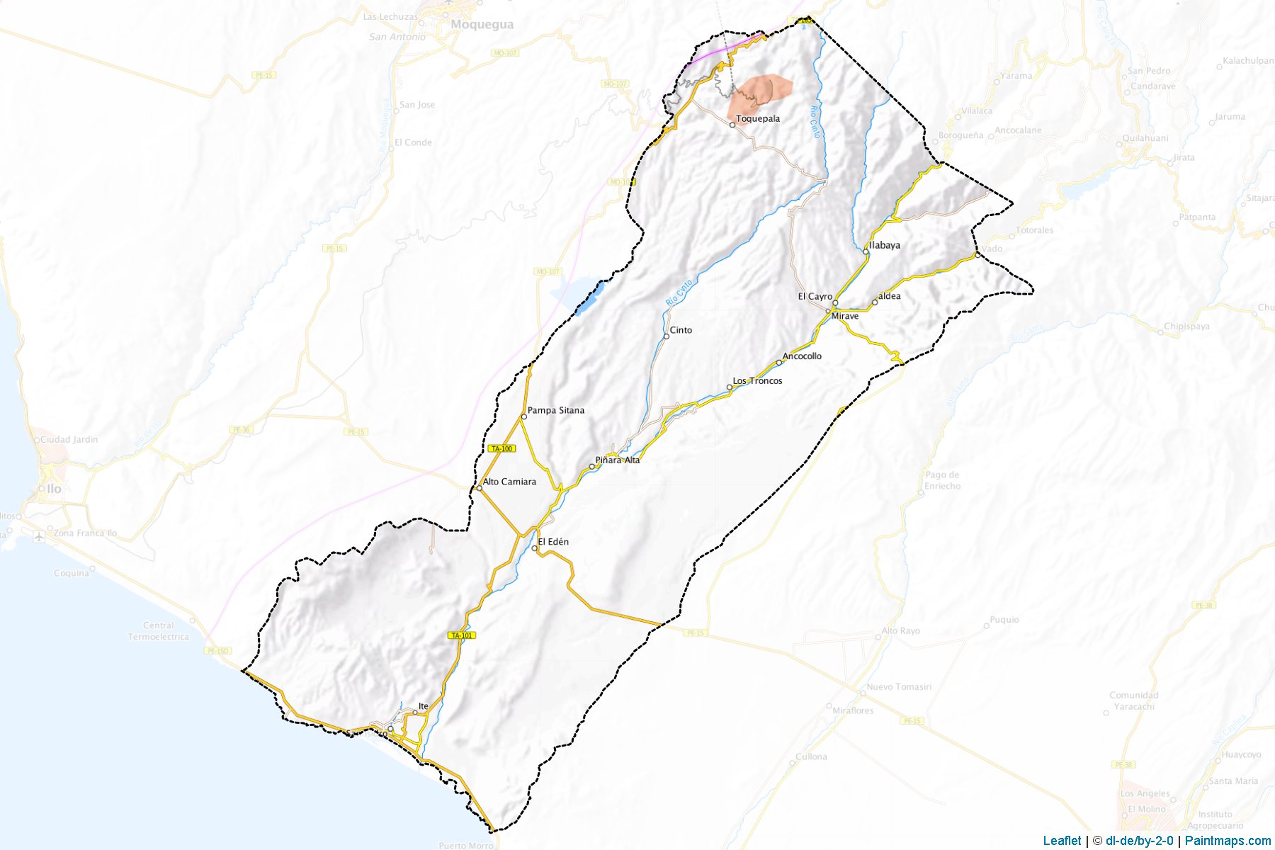 Muestras de recorte de mapas Jorge Basadre (Tacna)-1